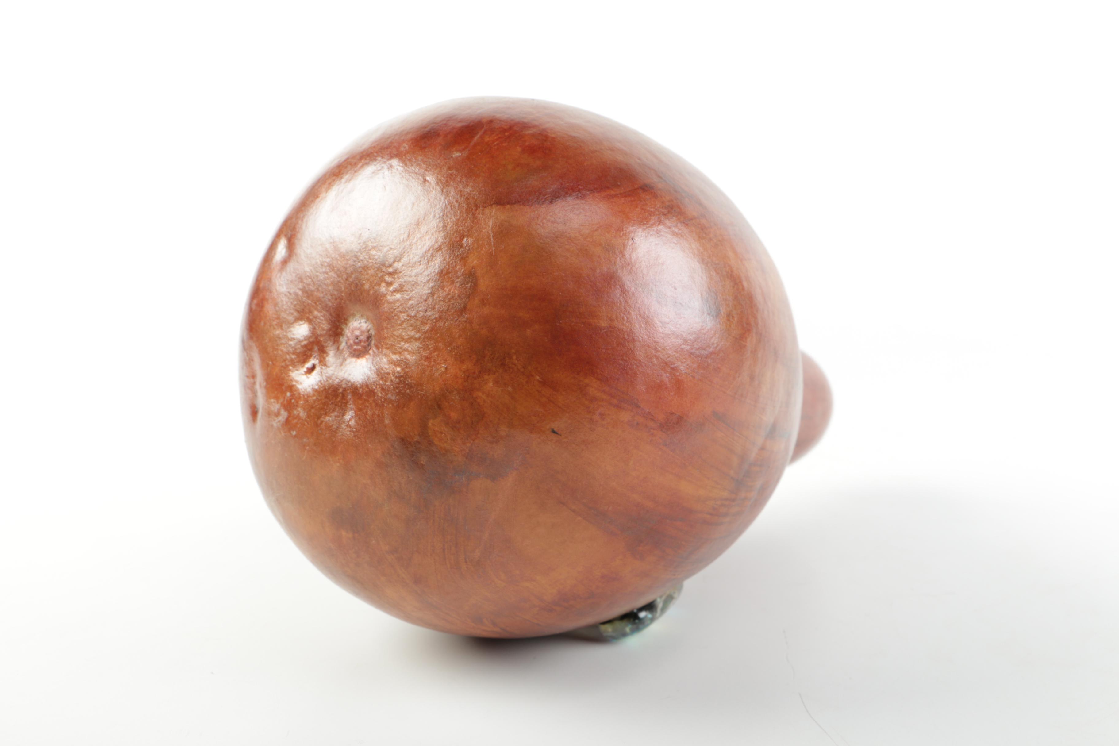 Decorative Gourd and Wood Carving of a Figure