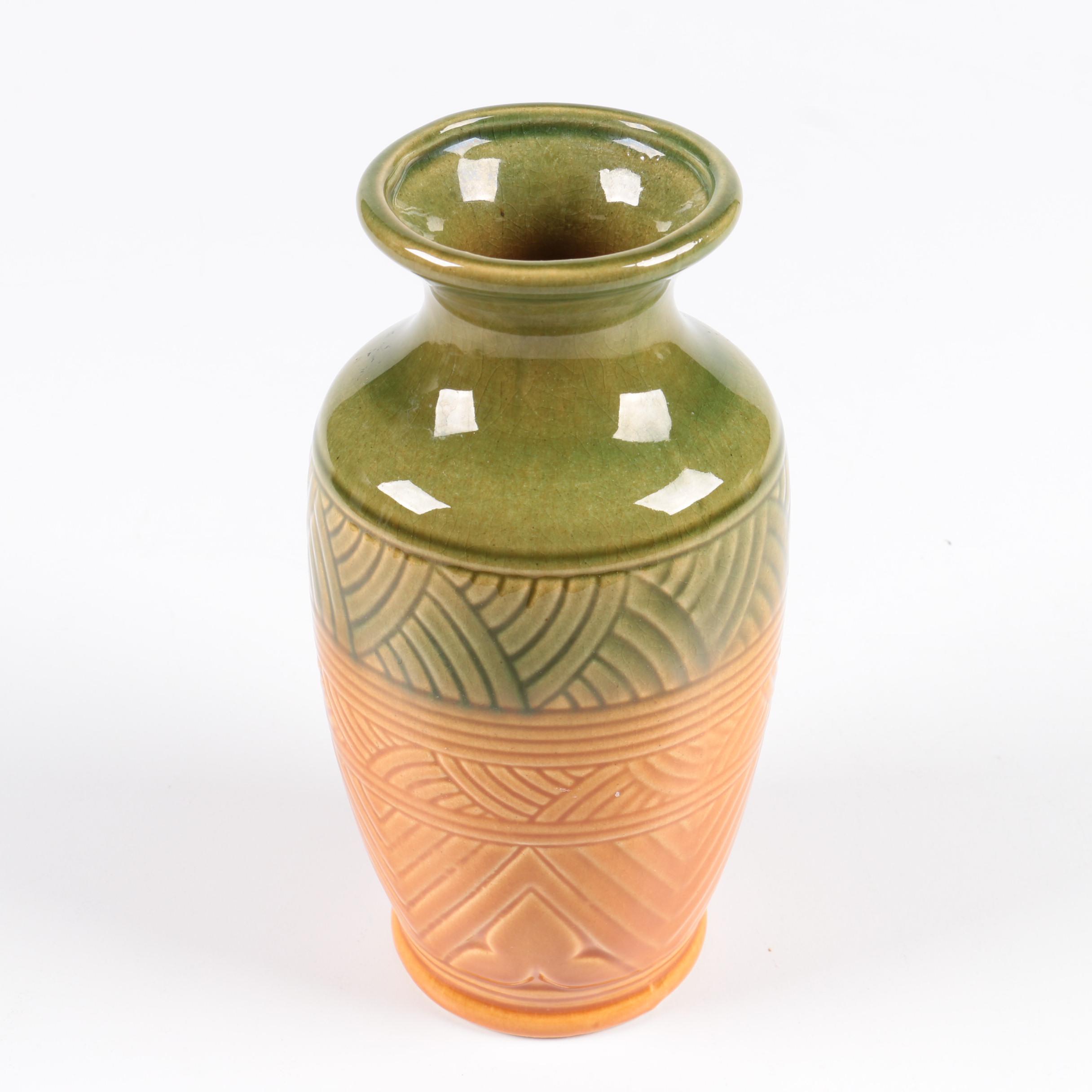 Art Deco Robinson Ransbottom Pottery Vase