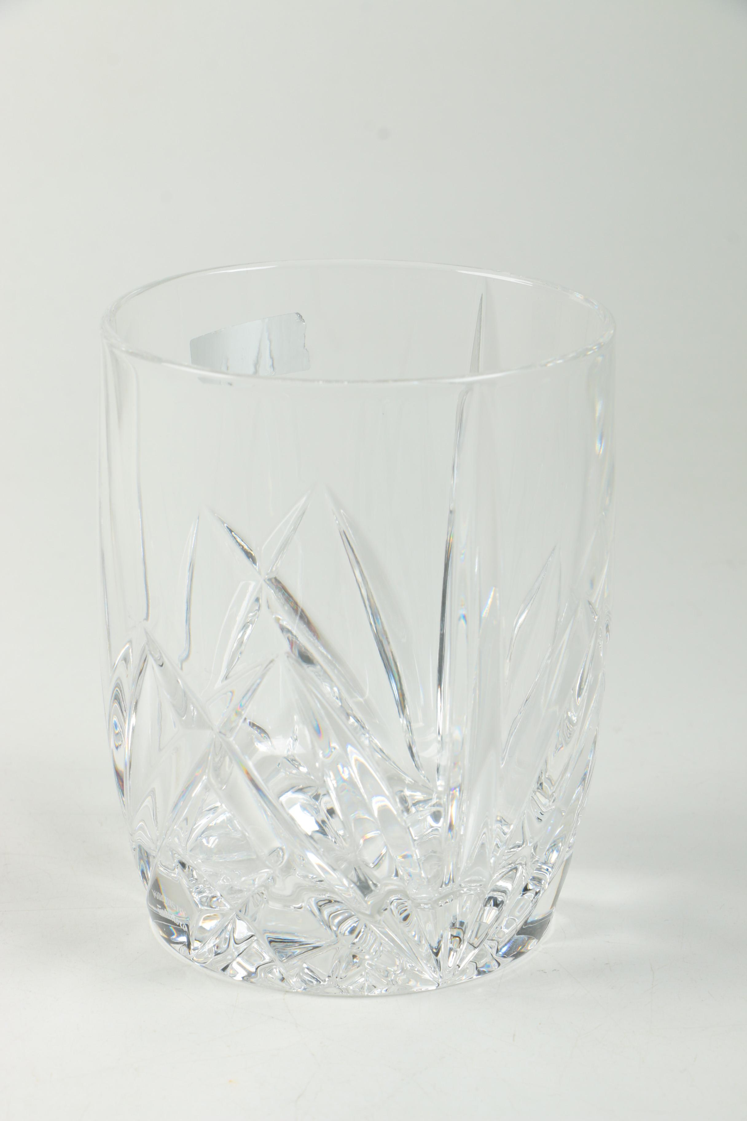 Pair of Marquis by Waterford "Brookside" Double Old Fashion Glasses