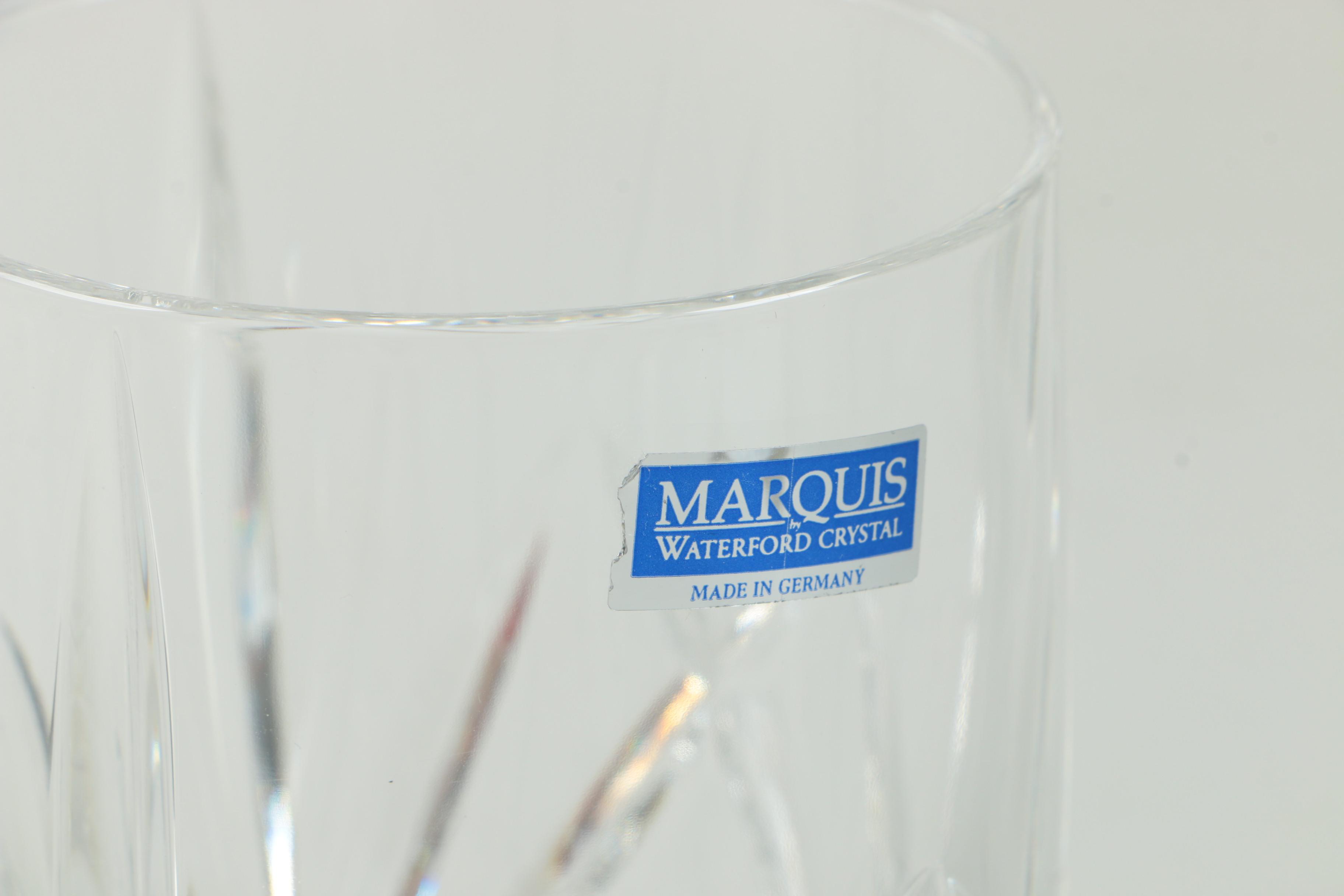 Pair of Marquis by Waterford "Brookside" Double Old Fashion Glasses