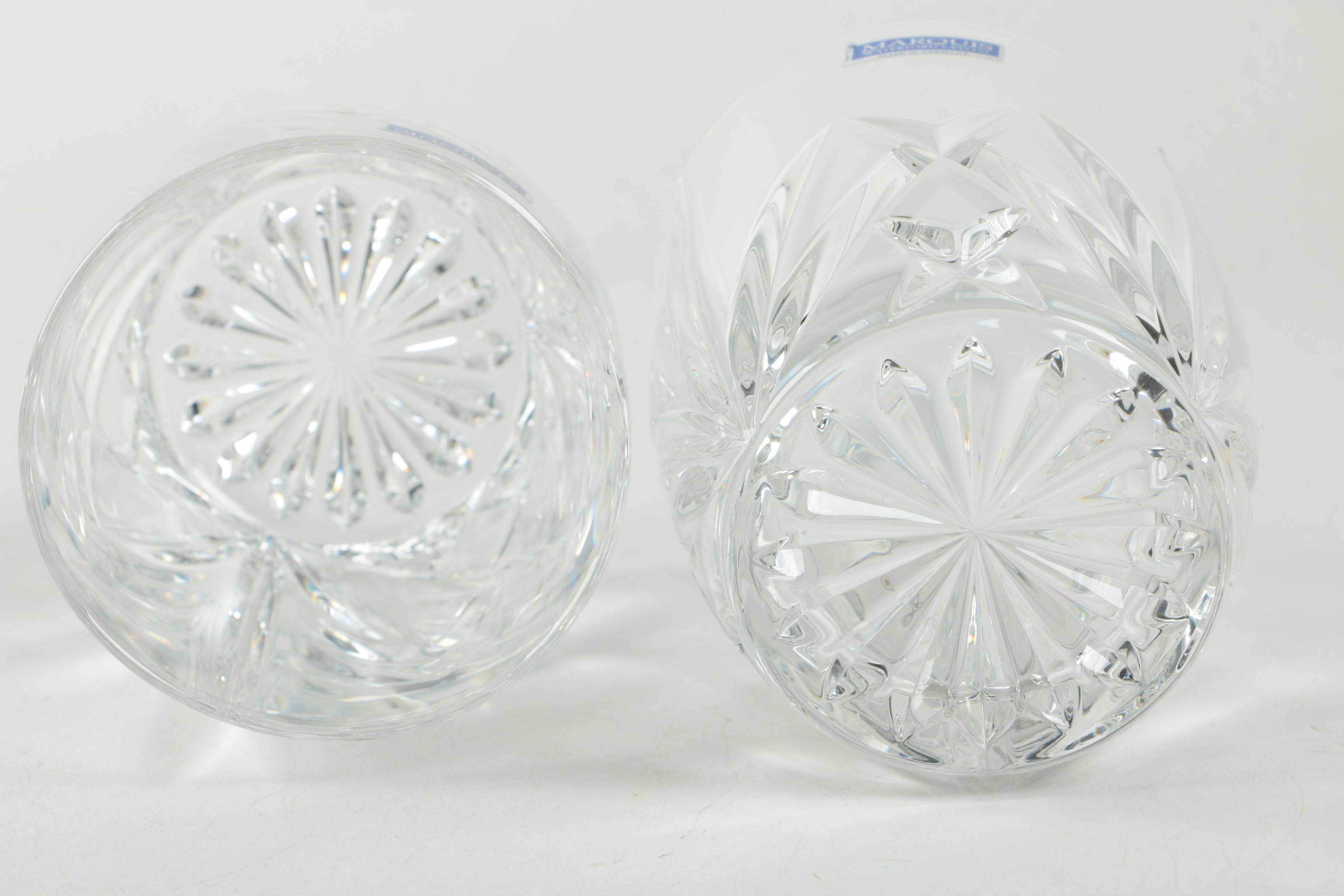 Pair of Marquis by Waterford "Brookside" Double Old Fashion Glasses