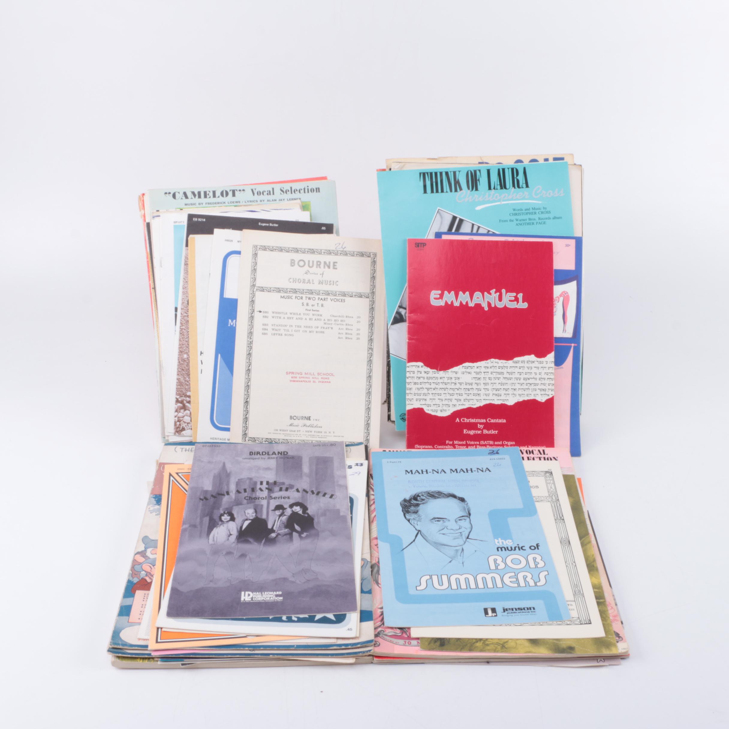 Vintage Choral Sheet Music