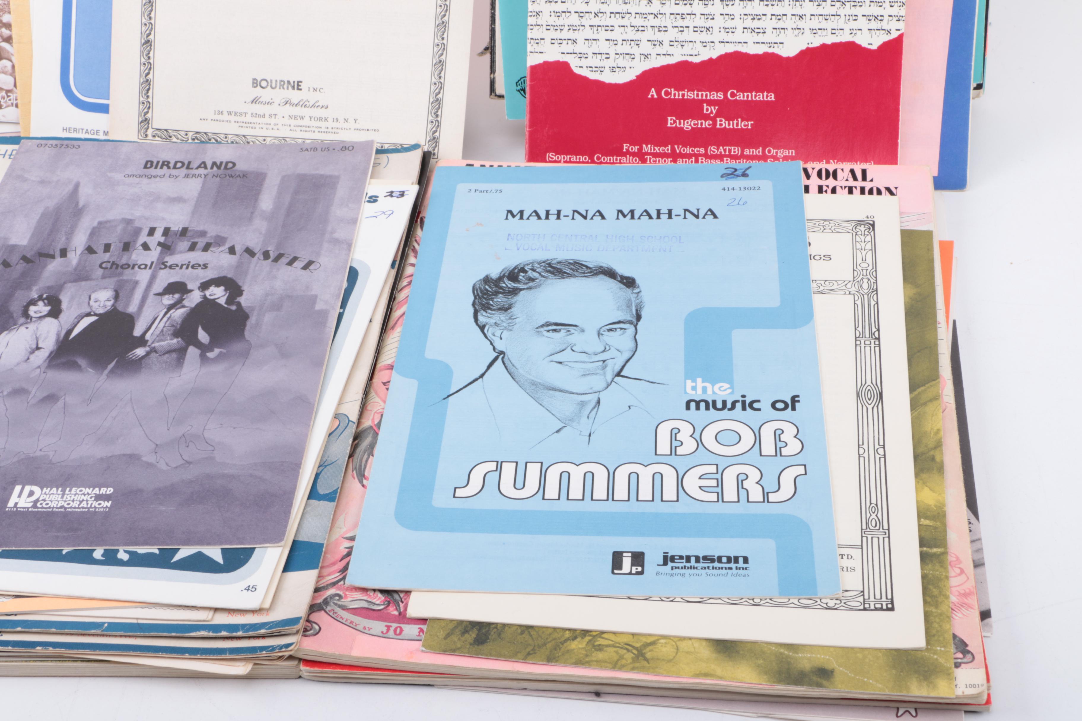 Vintage Choral Sheet Music