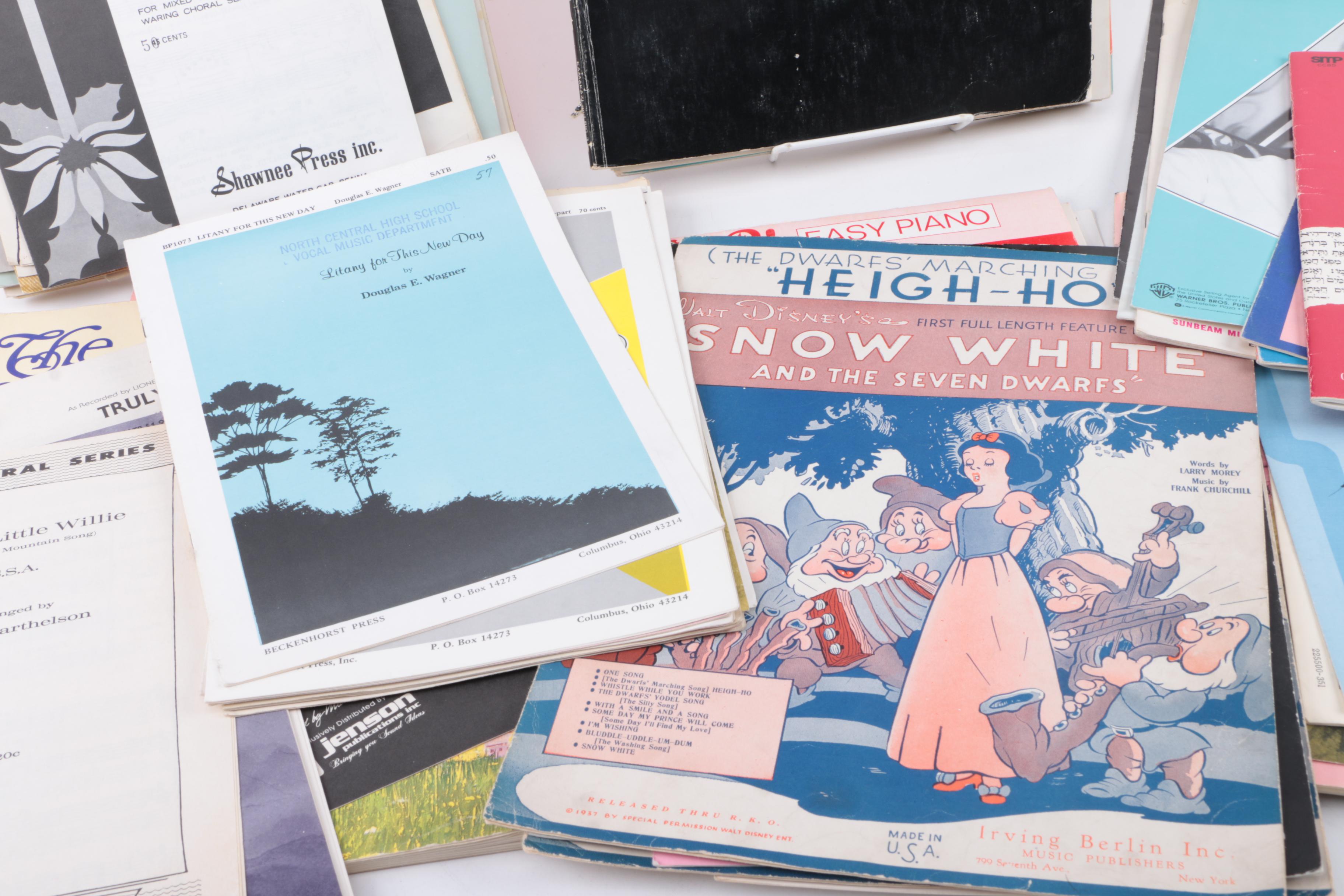 Vintage Choral Sheet Music