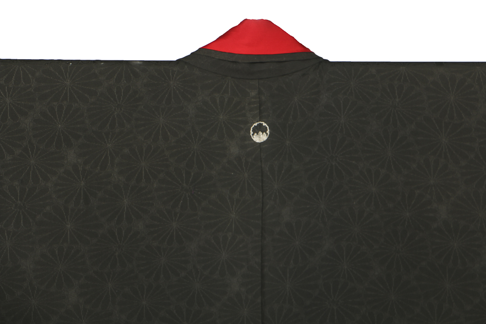 Late Taisho/Early Showa Period Japanese Rinzu Silk Kimono