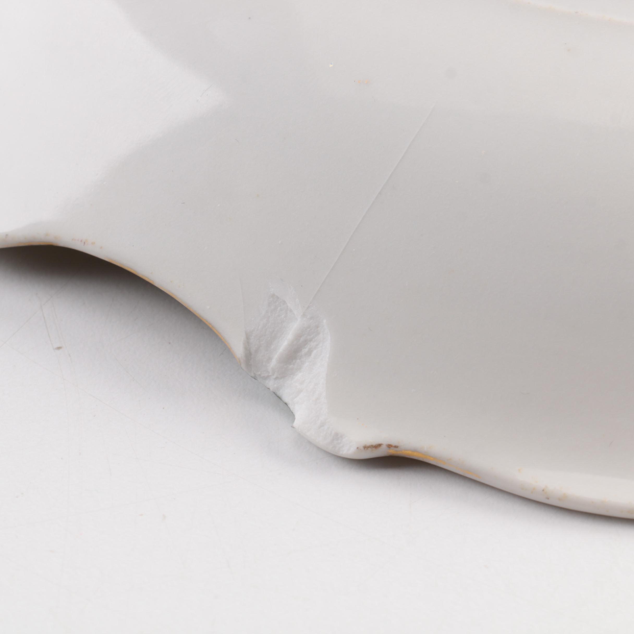 Antique Porcelain Portrait Plates