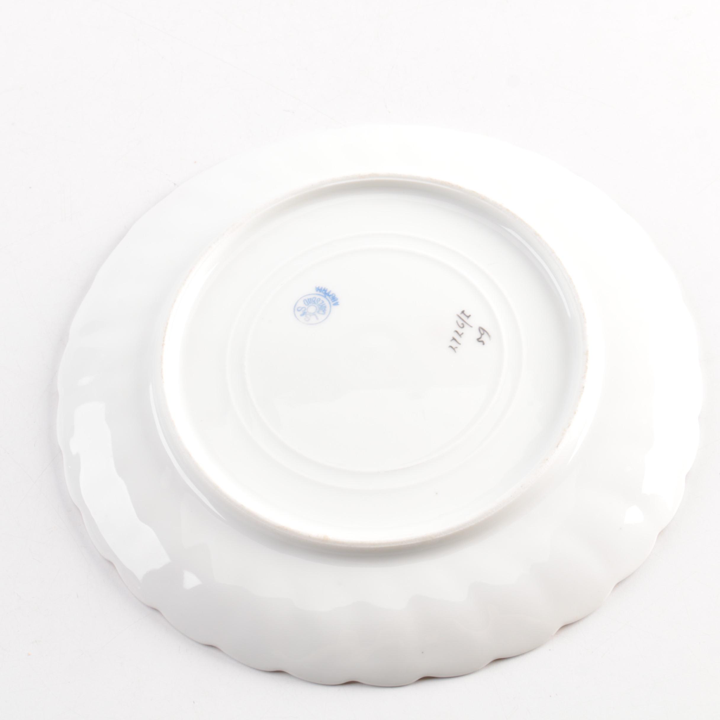 Antique Porcelain Portrait Plates