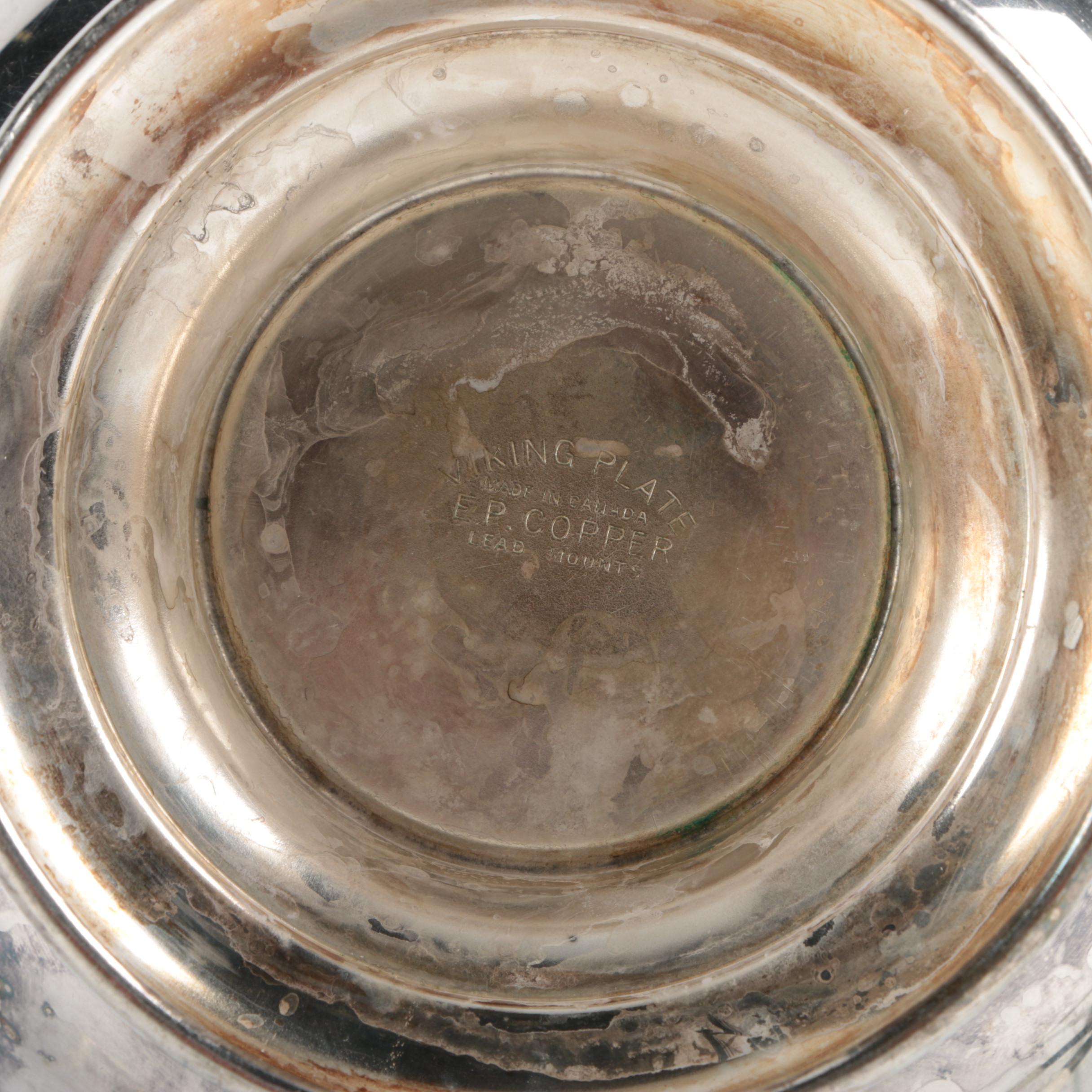 Vintage Lipman Brothers Silver Plate Tea Service with Assorted Servingware