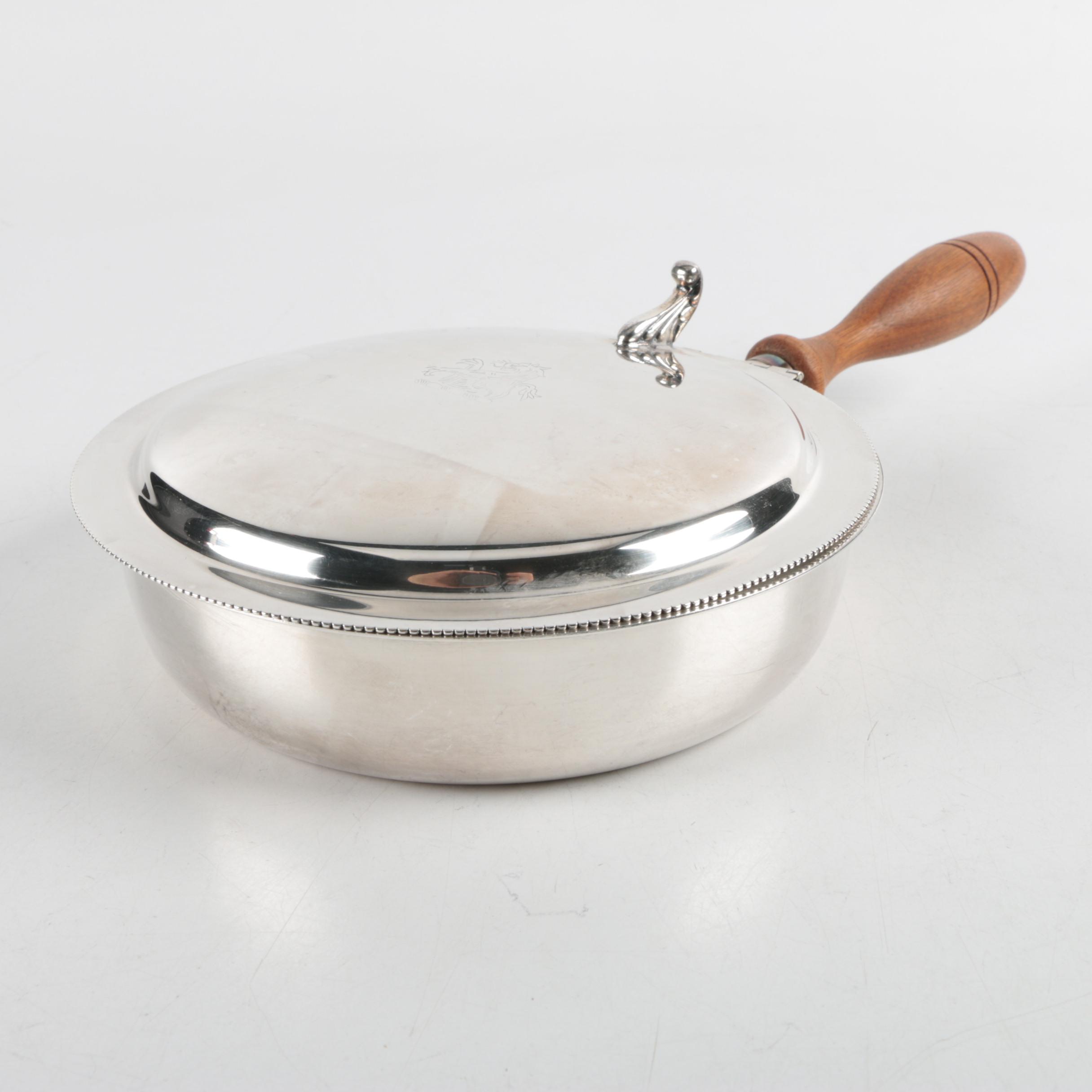 Vintage Lipman Brothers Silver Plate Tea Service with Assorted Servingware