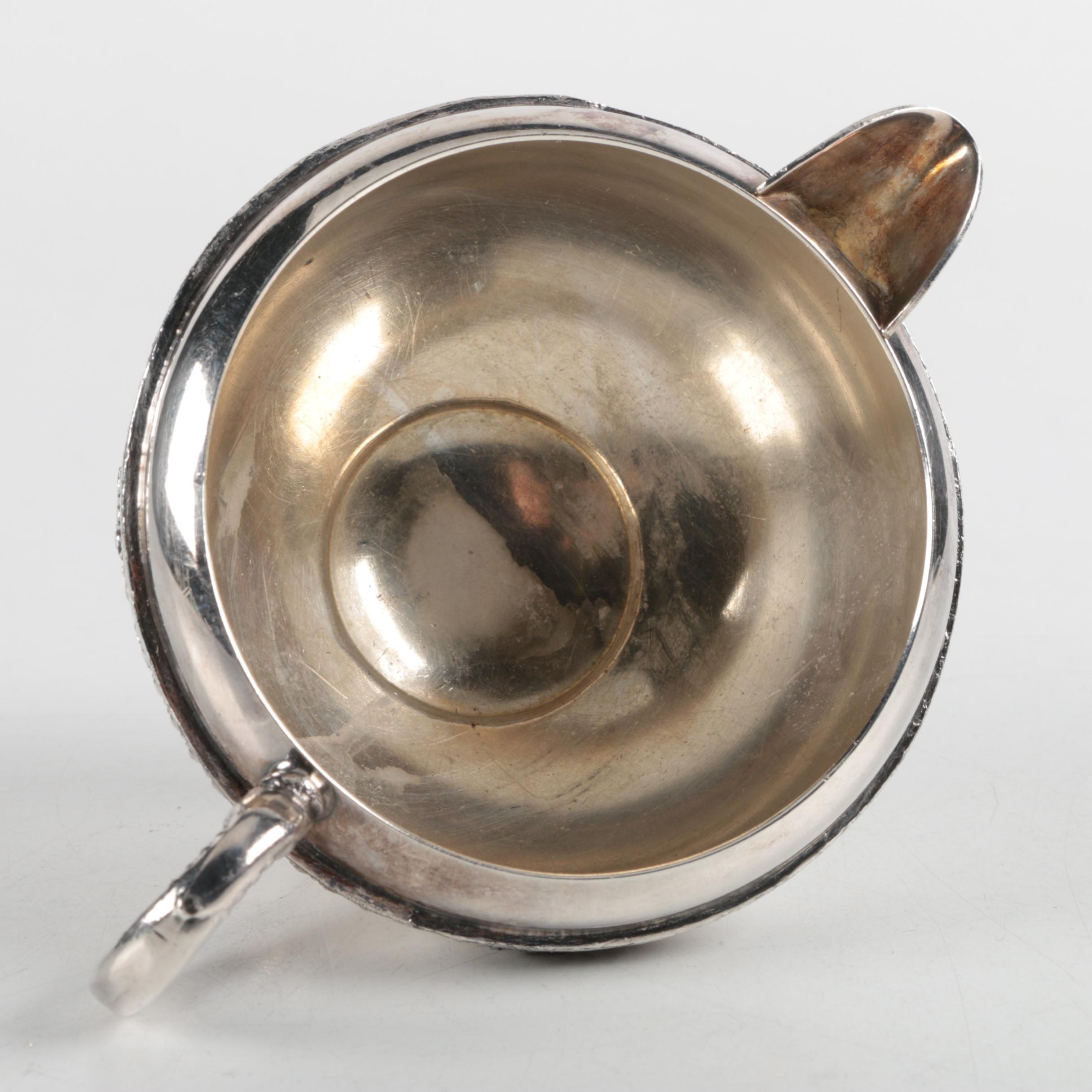 Vintage Lipman Brothers Silver Plate Tea Service with Assorted Servingware