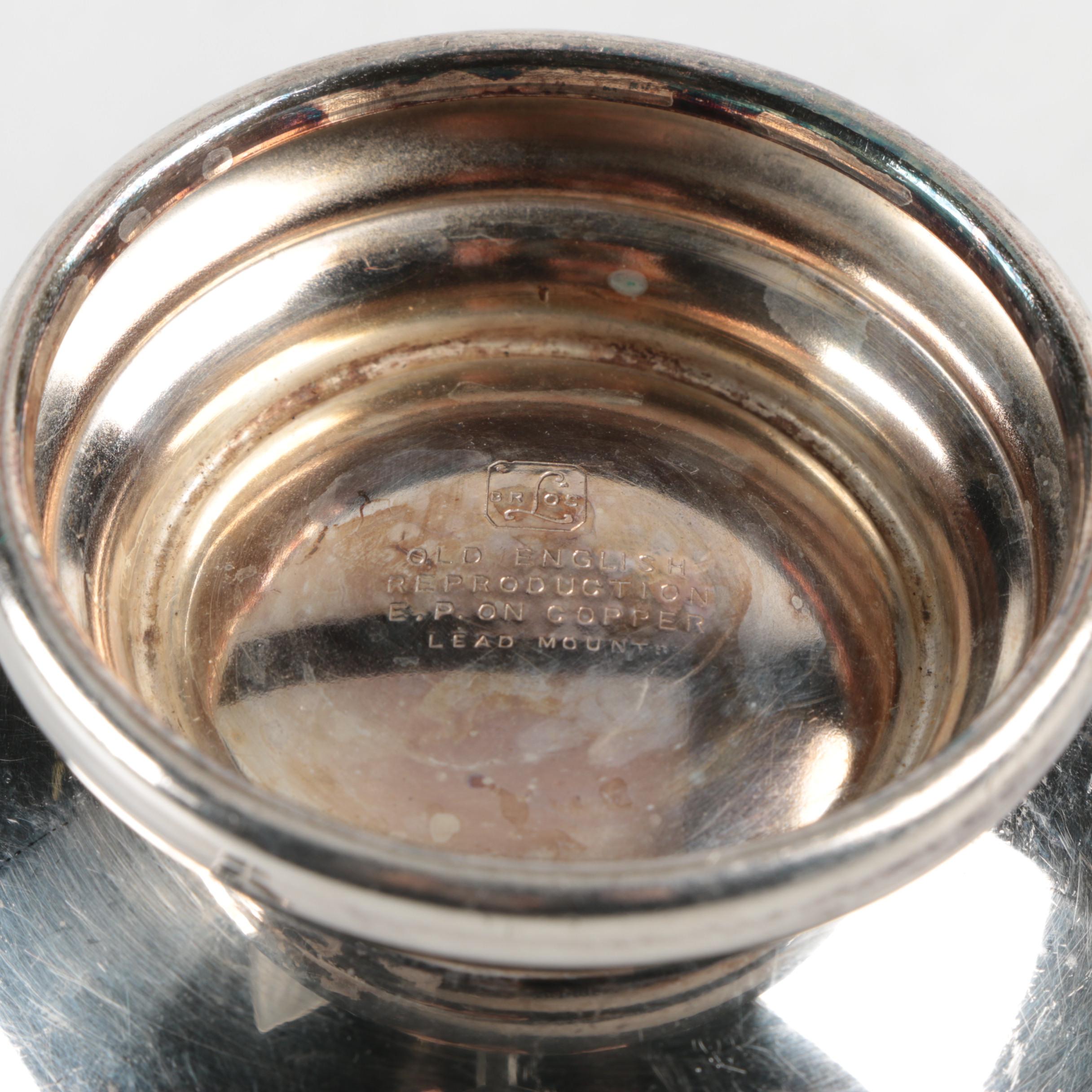 Vintage Lipman Brothers Silver Plate Tea Service with Assorted Servingware