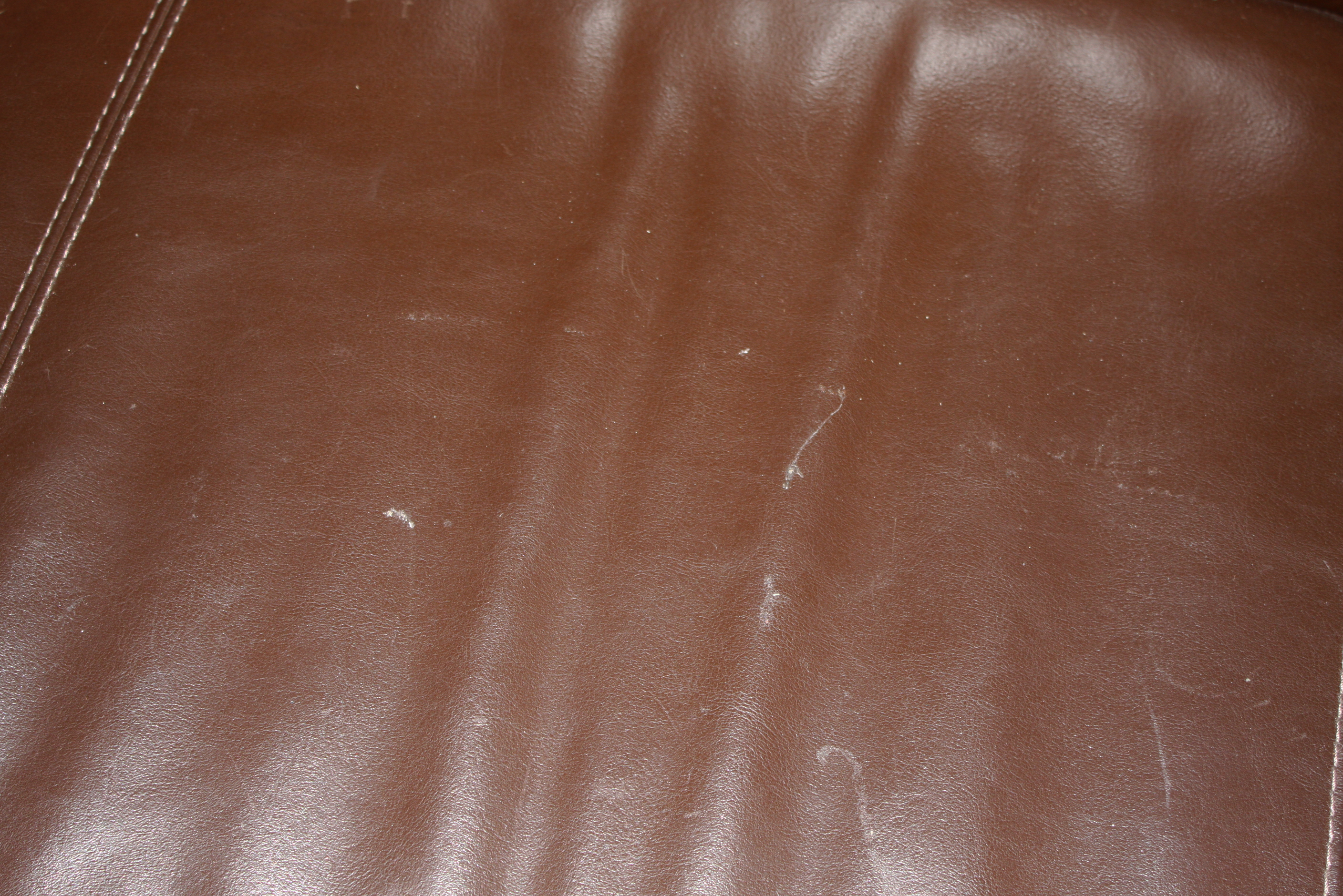 Contemporary Italian Brown Leather Sofa