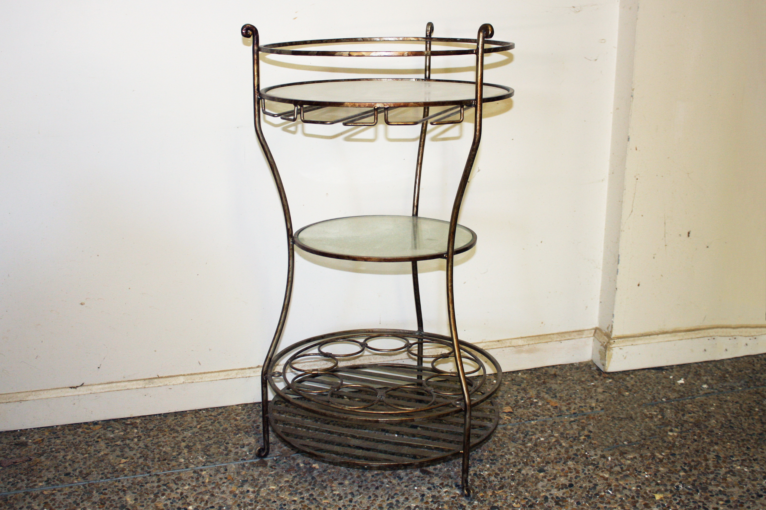 Vintage Metal Side Table
