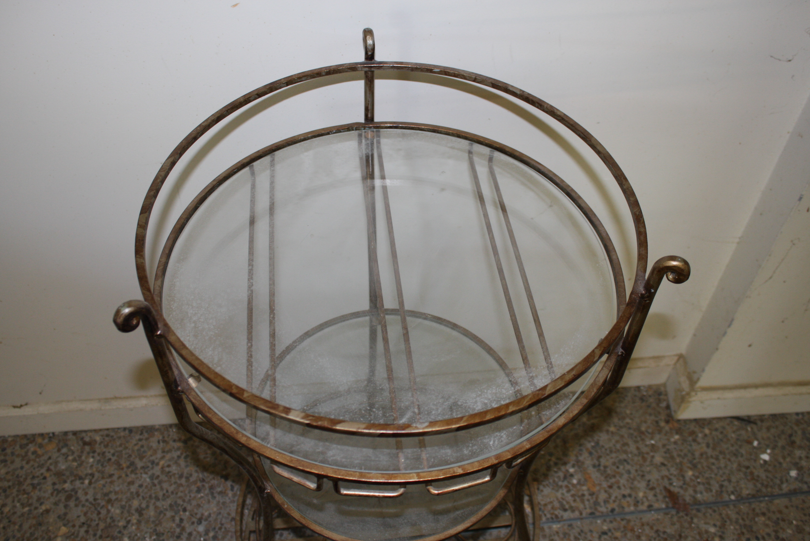 Vintage Metal Side Table