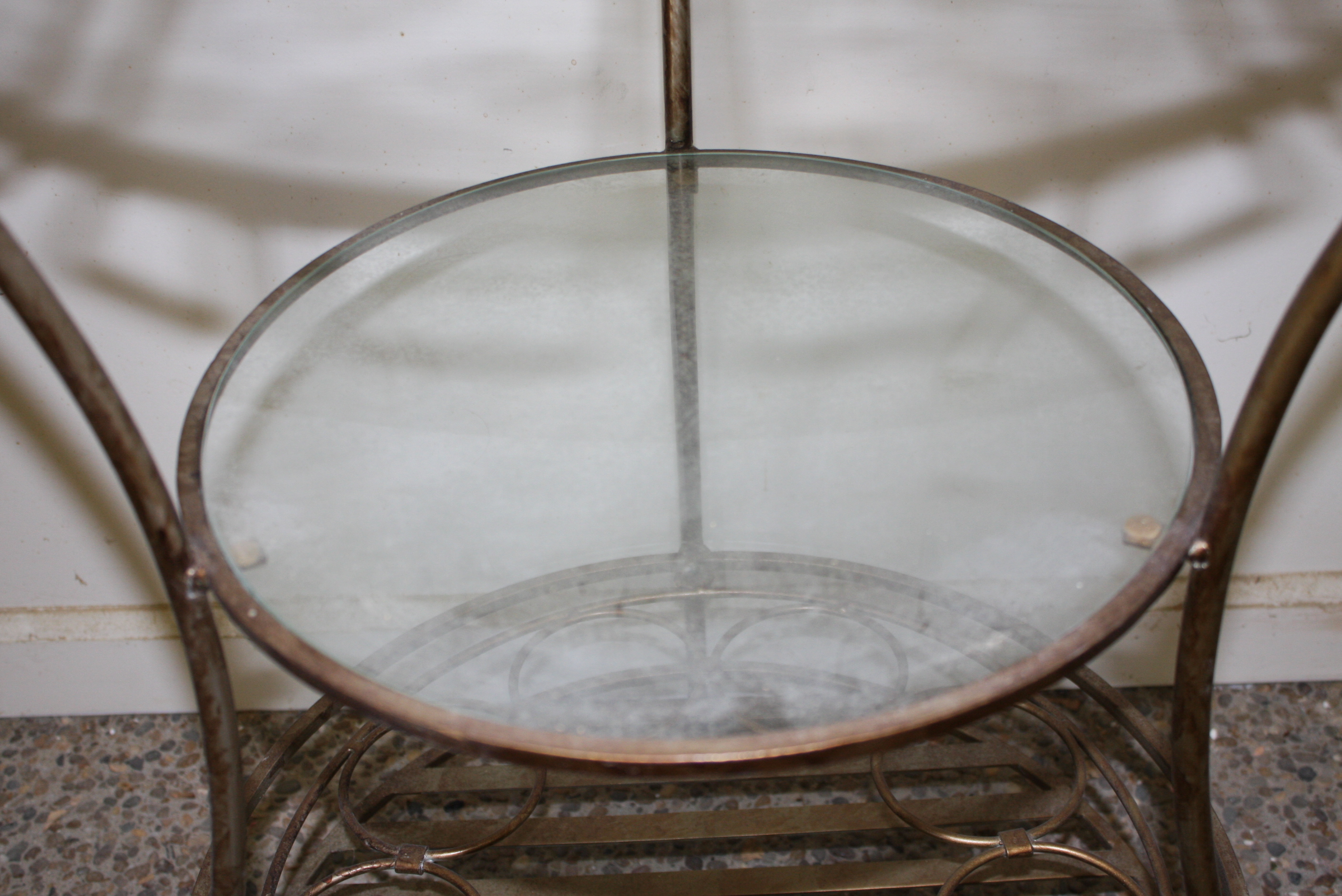 Vintage Metal Side Table