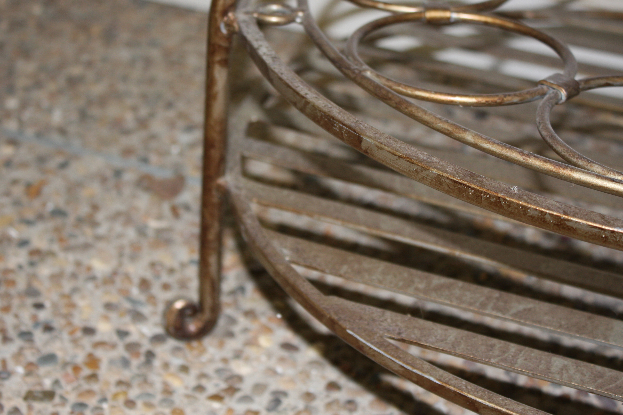 Vintage Metal Side Table