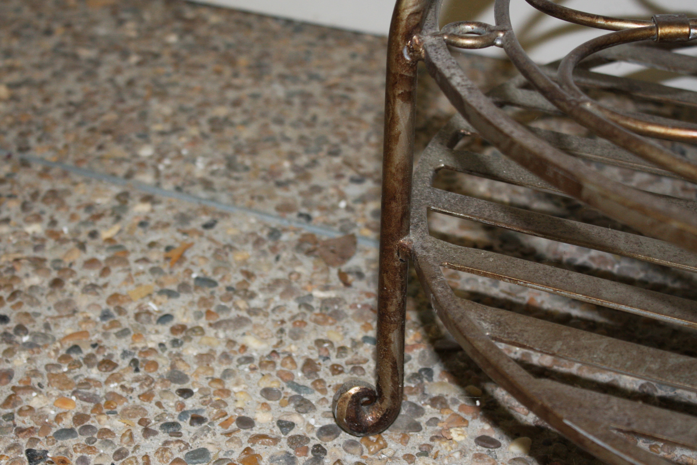 Vintage Metal Side Table