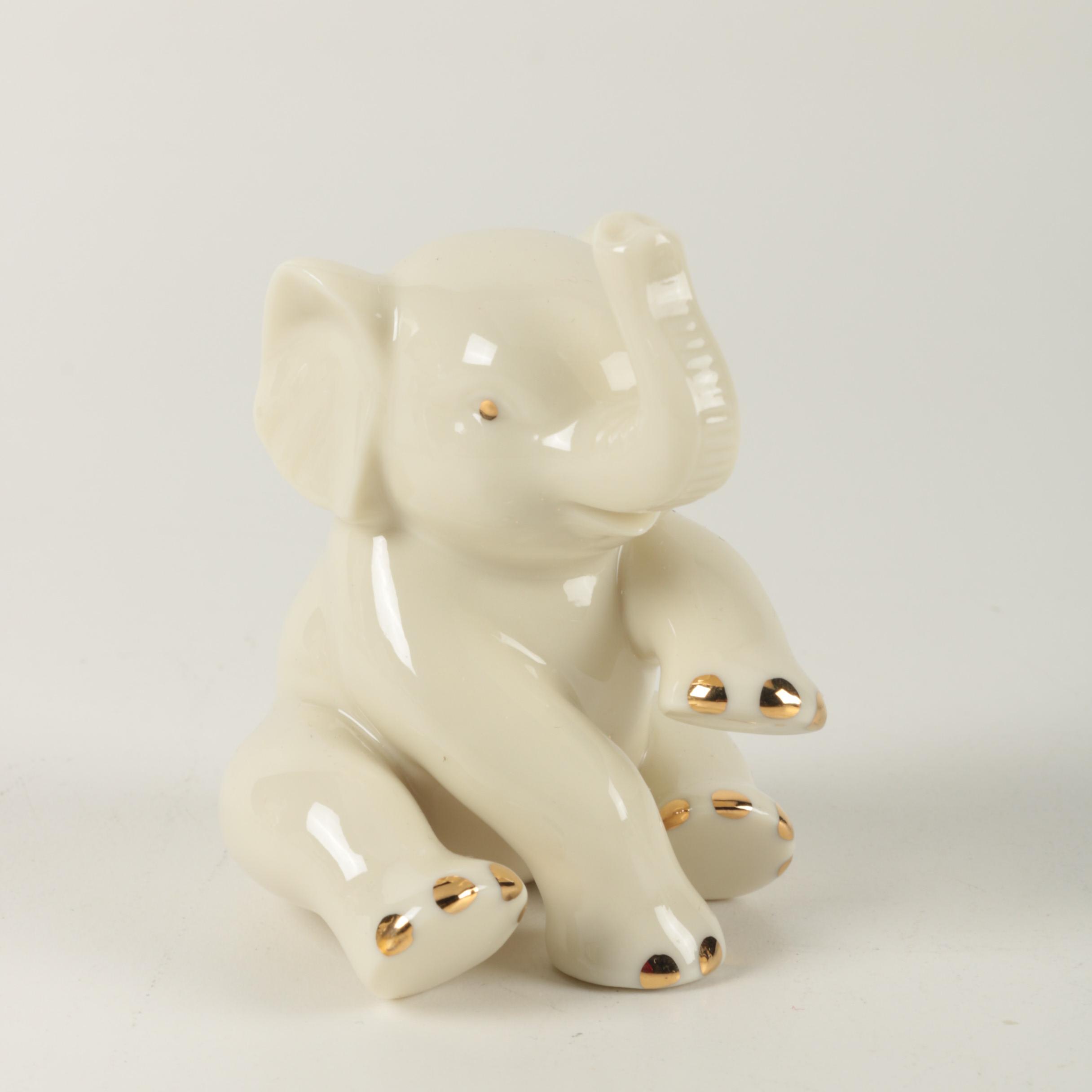 Set of Four Lenox  Fine China Elephants