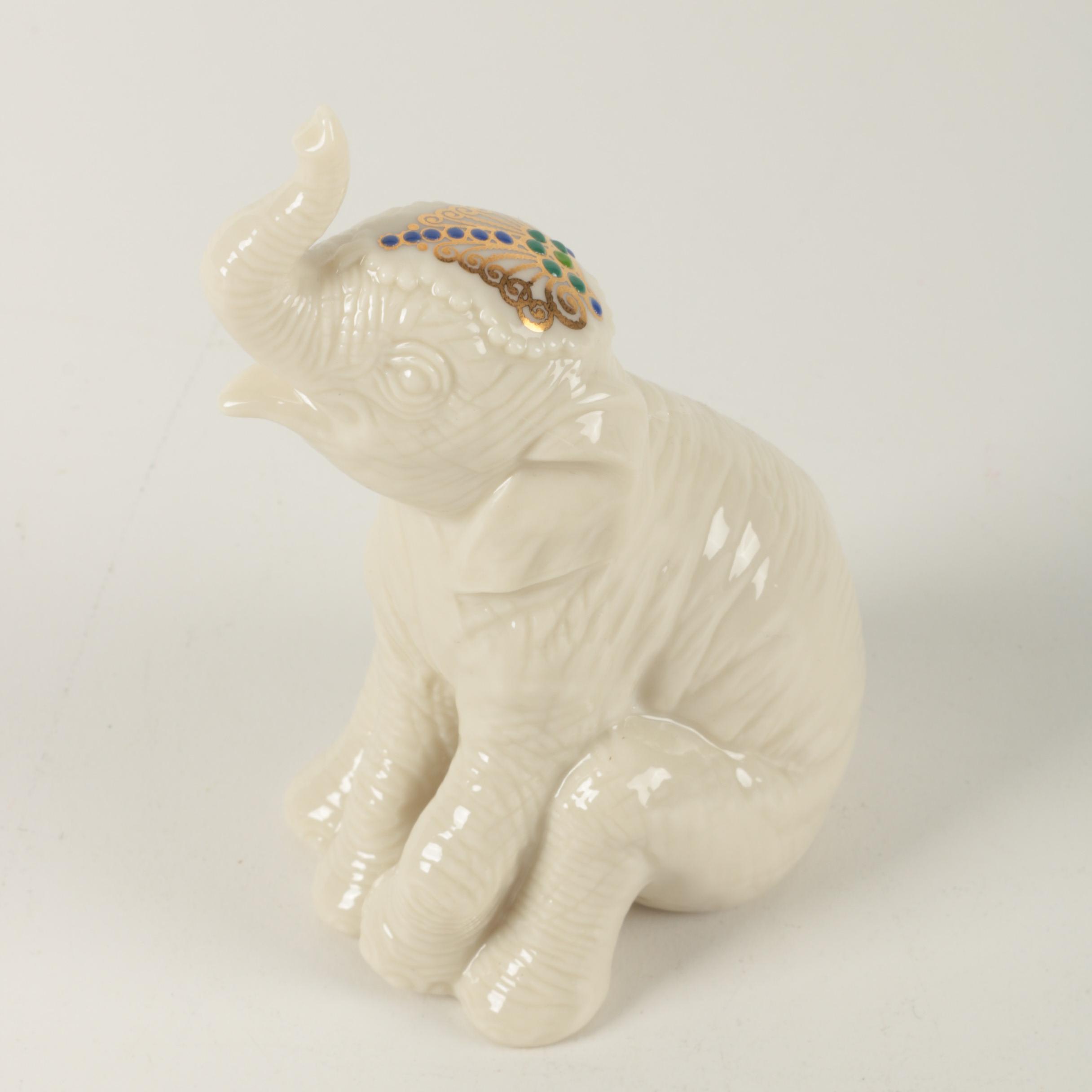 Set of Four Lenox  Fine China Elephants