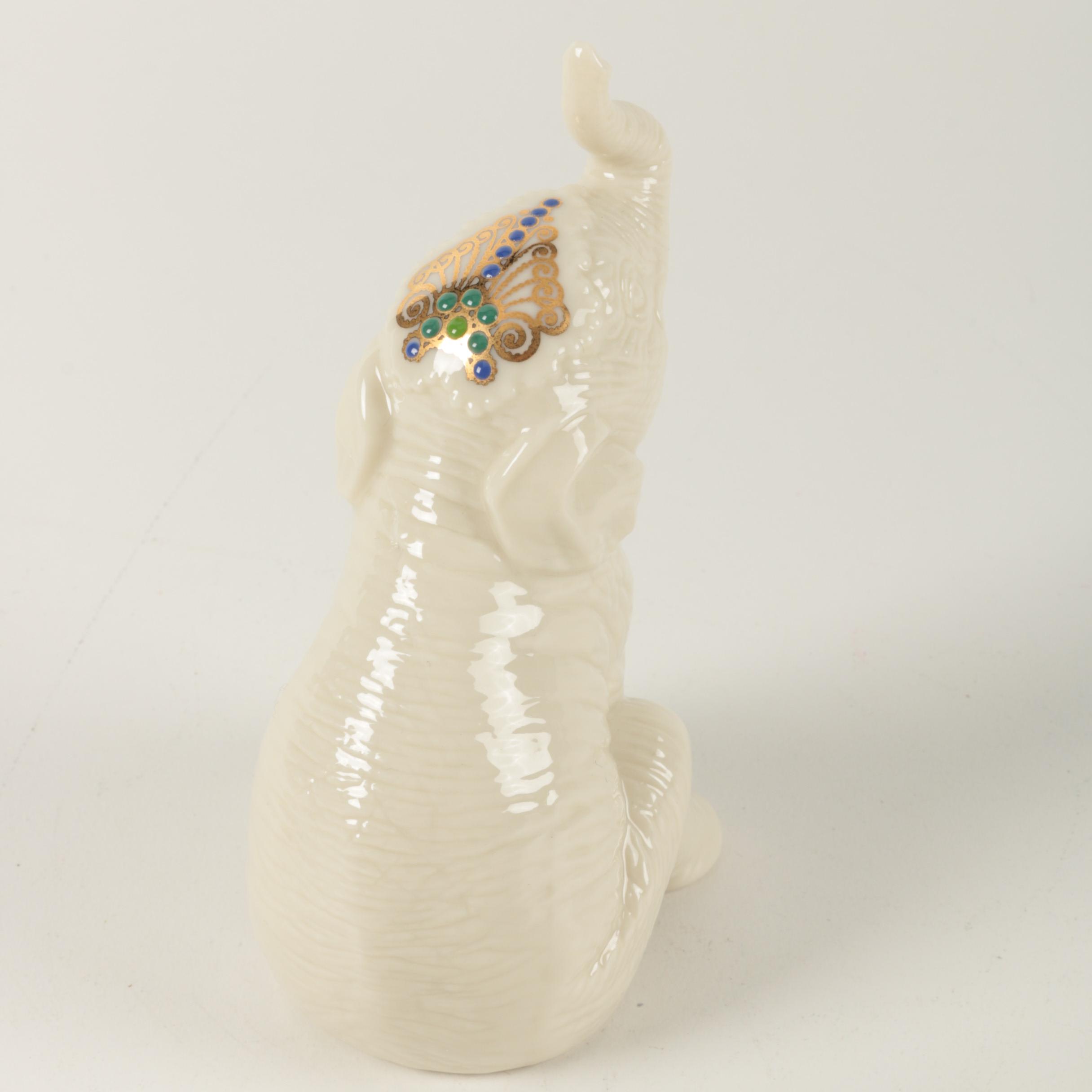 Set of Four Lenox  Fine China Elephants