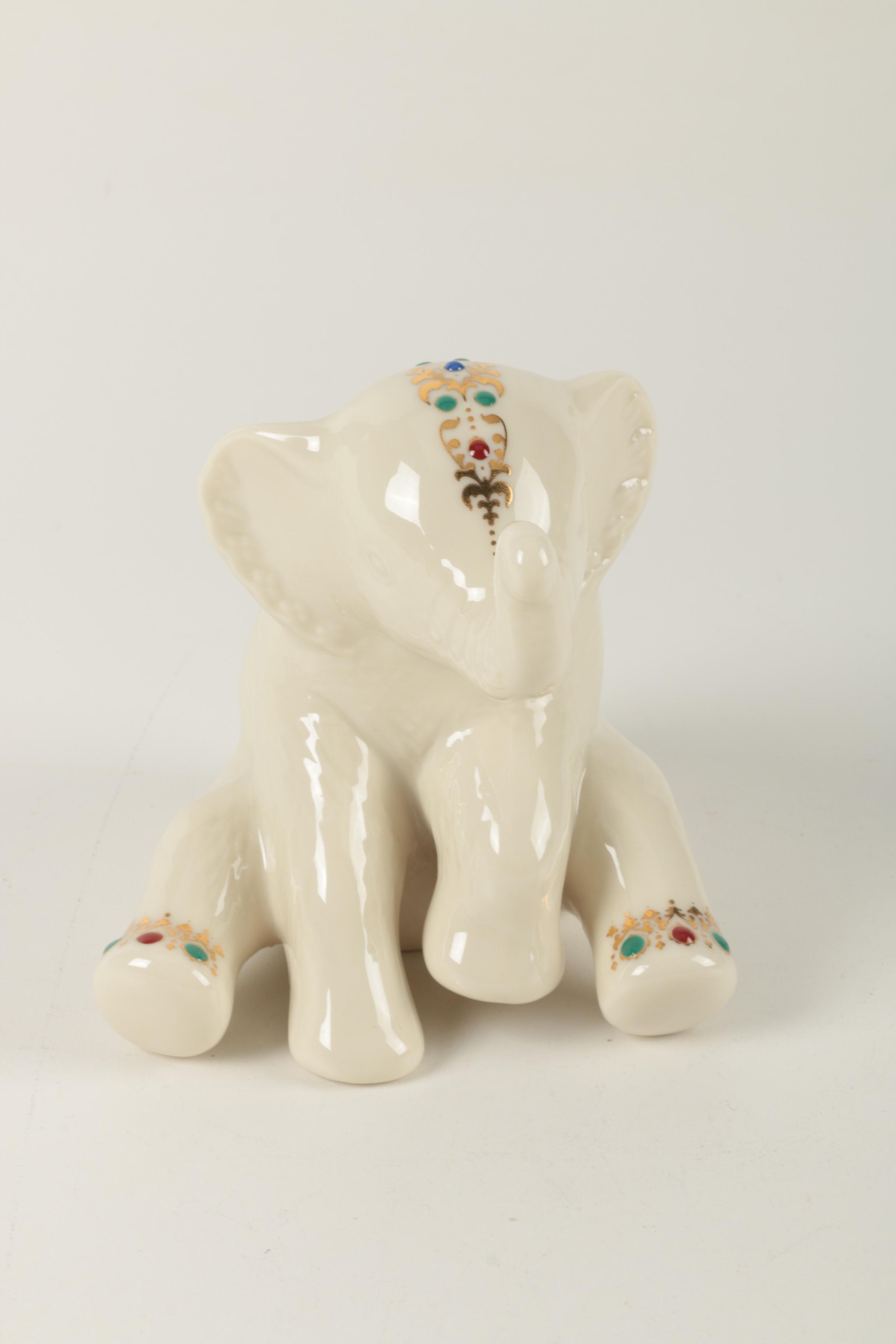 Set of Four Lenox  Fine China Elephants