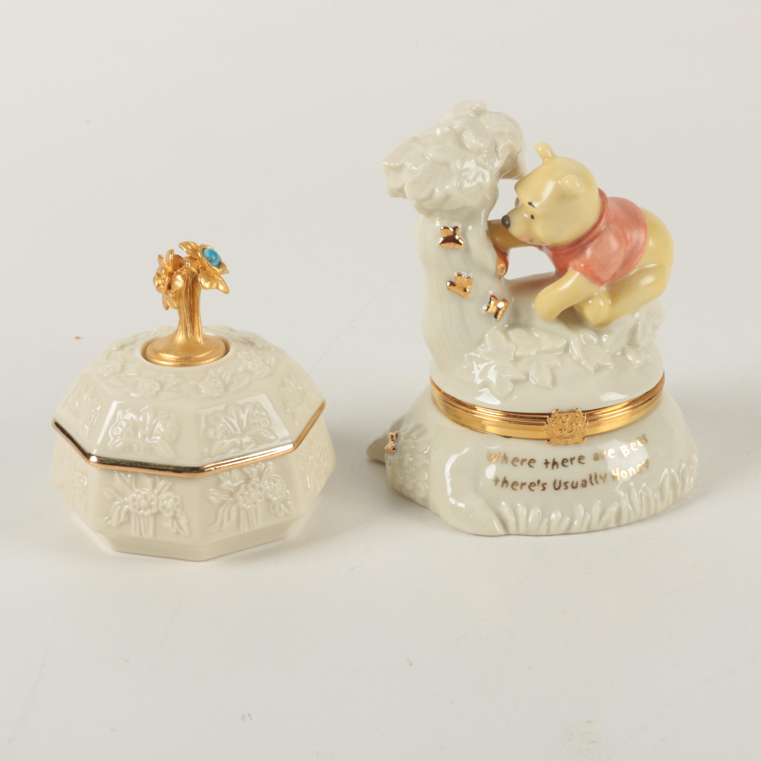 Lenox "Pooh's Treasure of Honey" Trinket Box