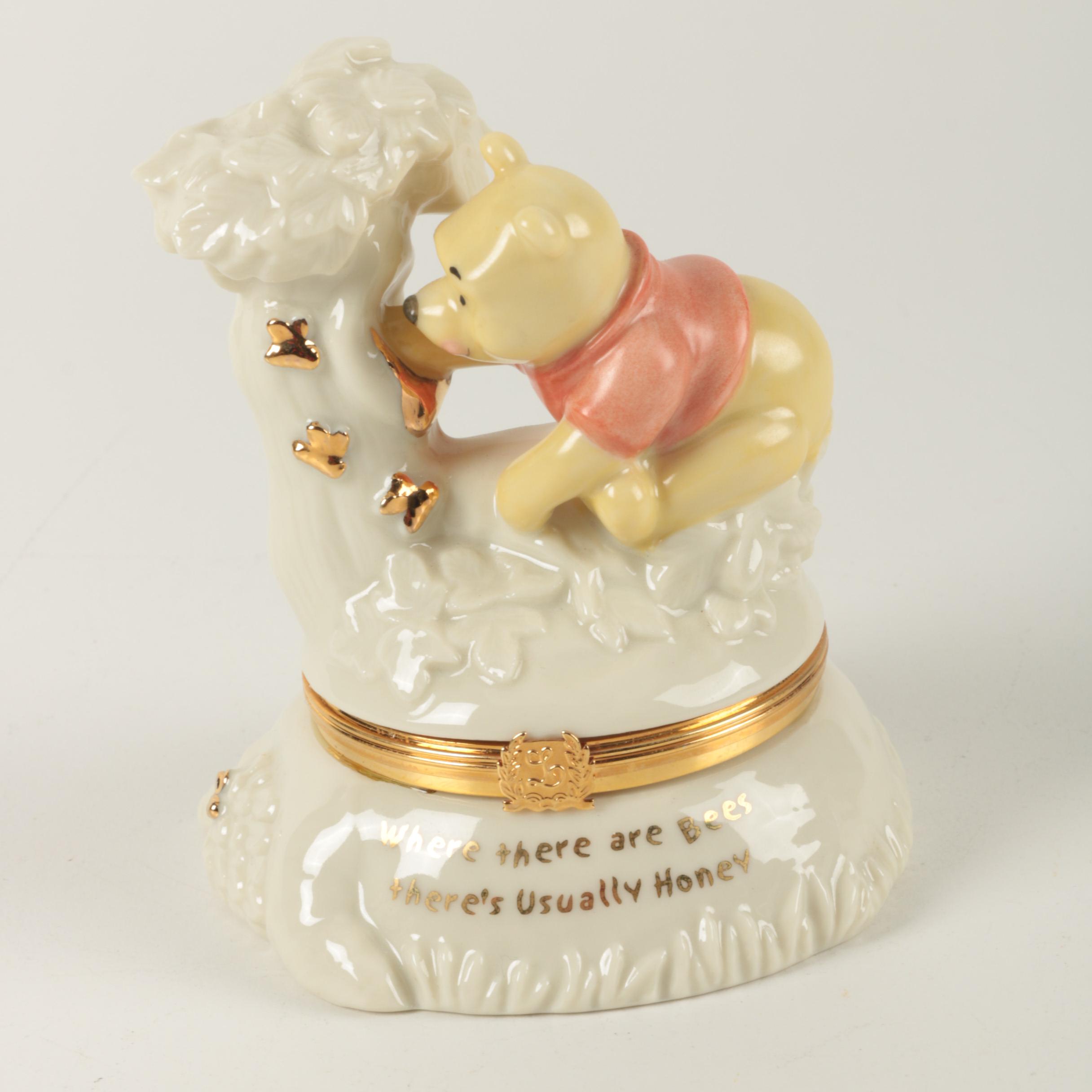 Lenox "Pooh's Treasure of Honey" Trinket Box