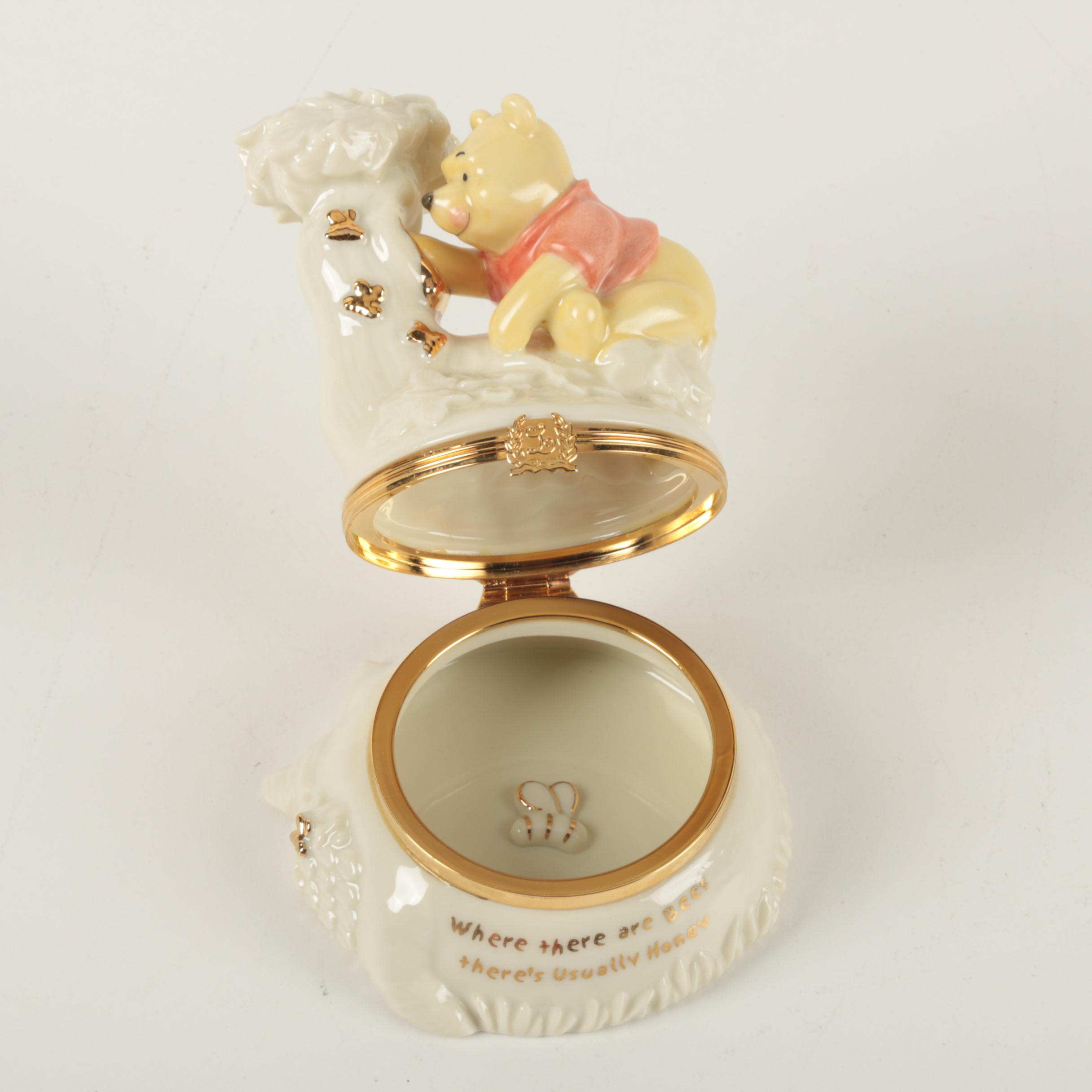 Lenox "Pooh's Treasure of Honey" Trinket Box