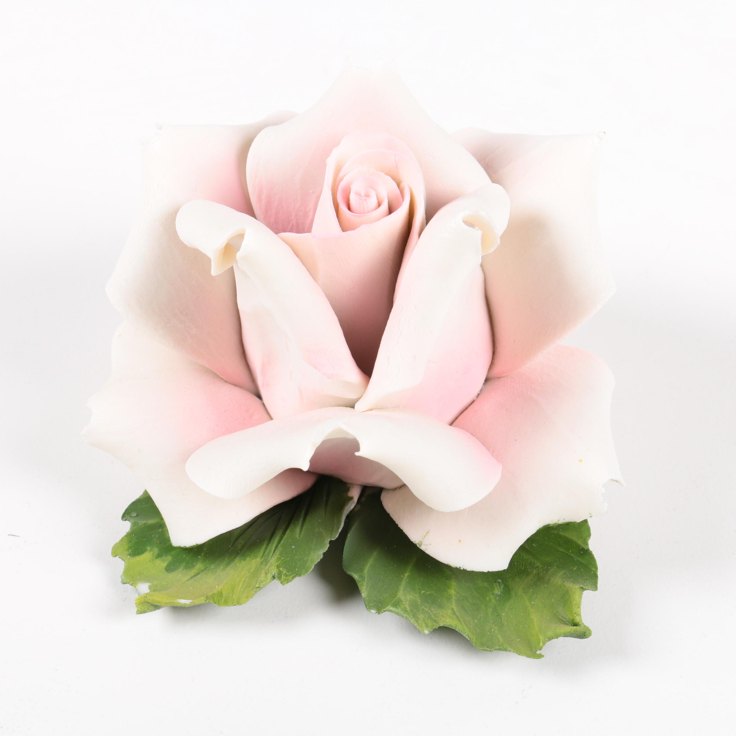 Capodimonte Porcelain Flower