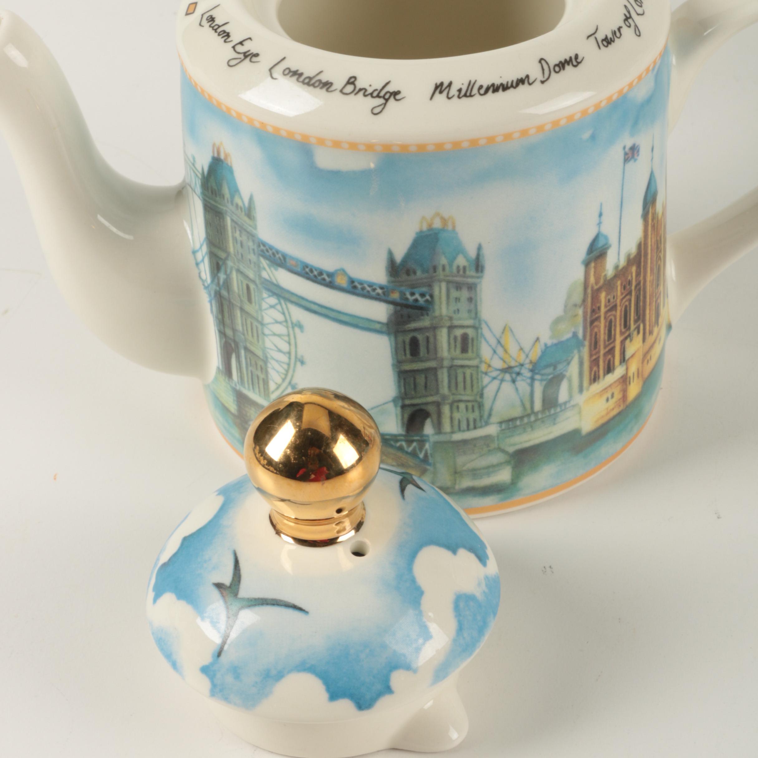 Porcelain Teapots by James Sadler and Arthur Wood