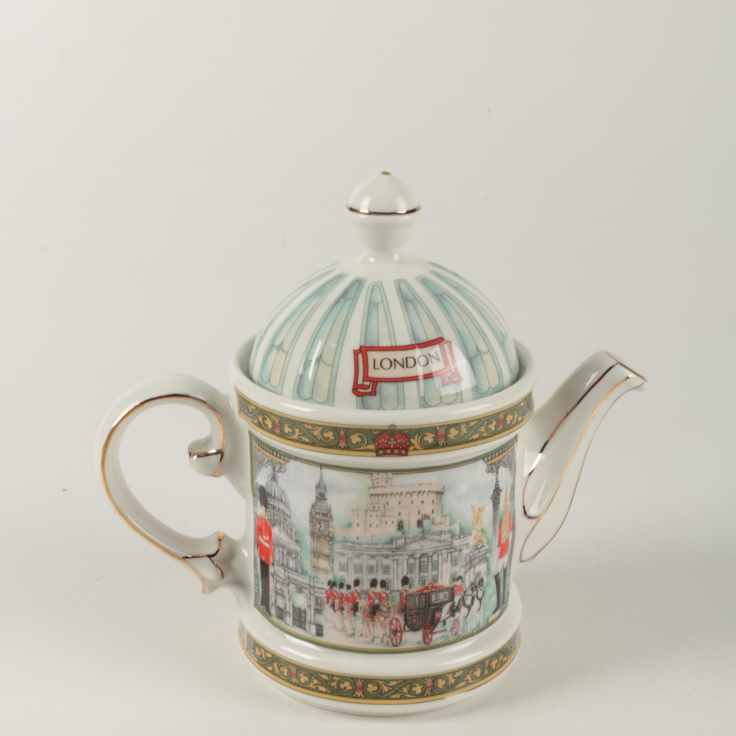Porcelain Teapots by James Sadler and Arthur Wood