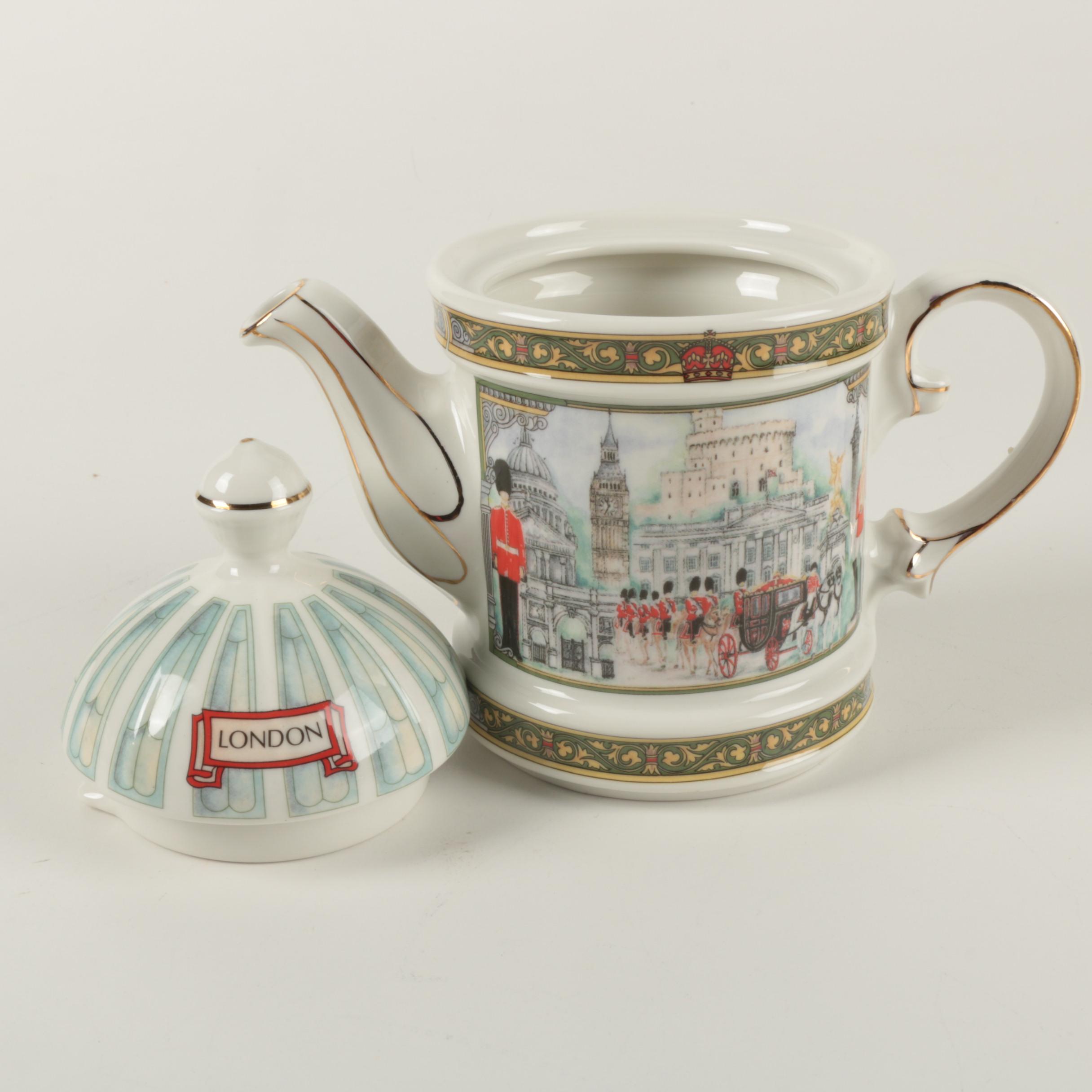 Porcelain Teapots by James Sadler and Arthur Wood