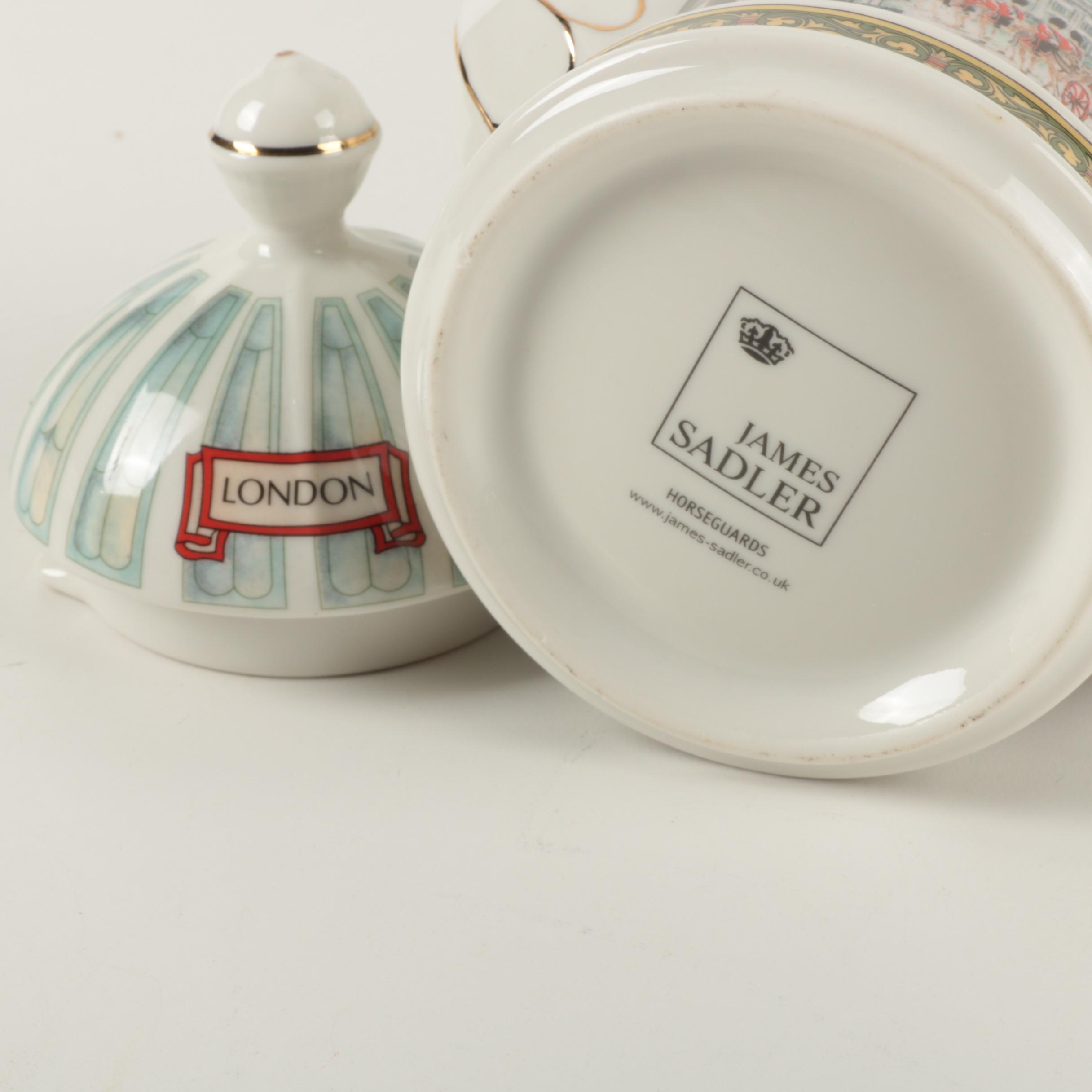 Porcelain Teapots by James Sadler and Arthur Wood