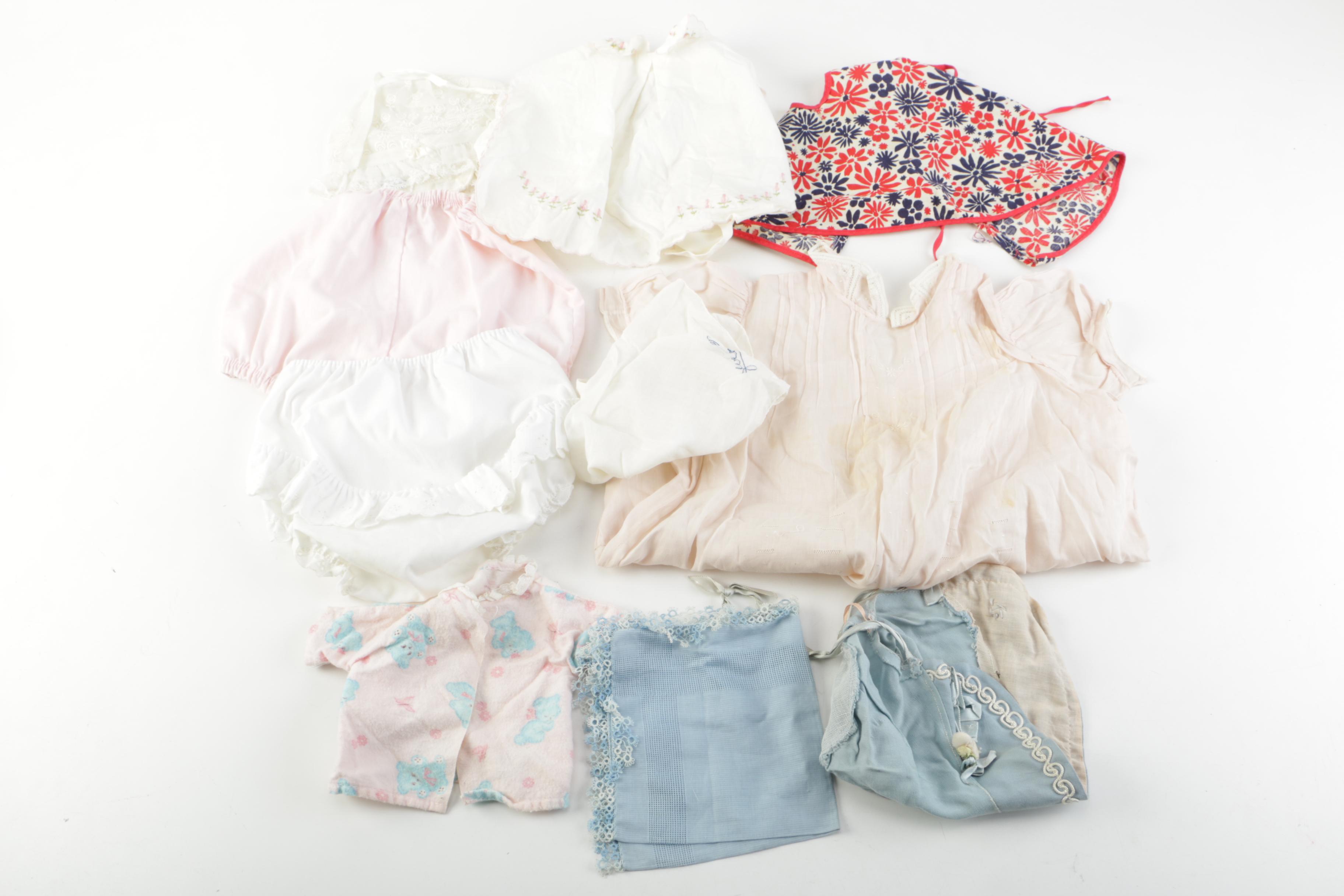 1940s Madame Alexander Baby Doll and Accessories