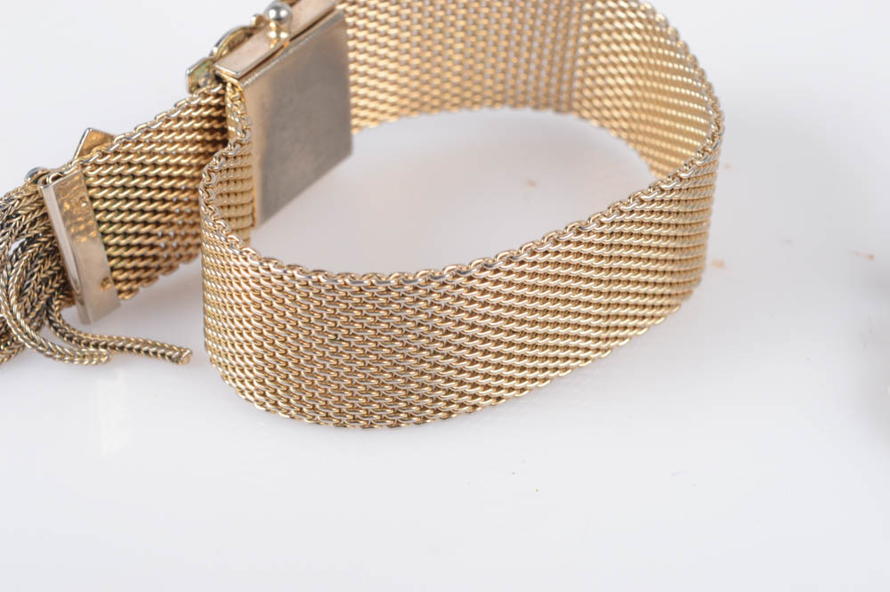 Vintage Gold Tone Costume Jewelry