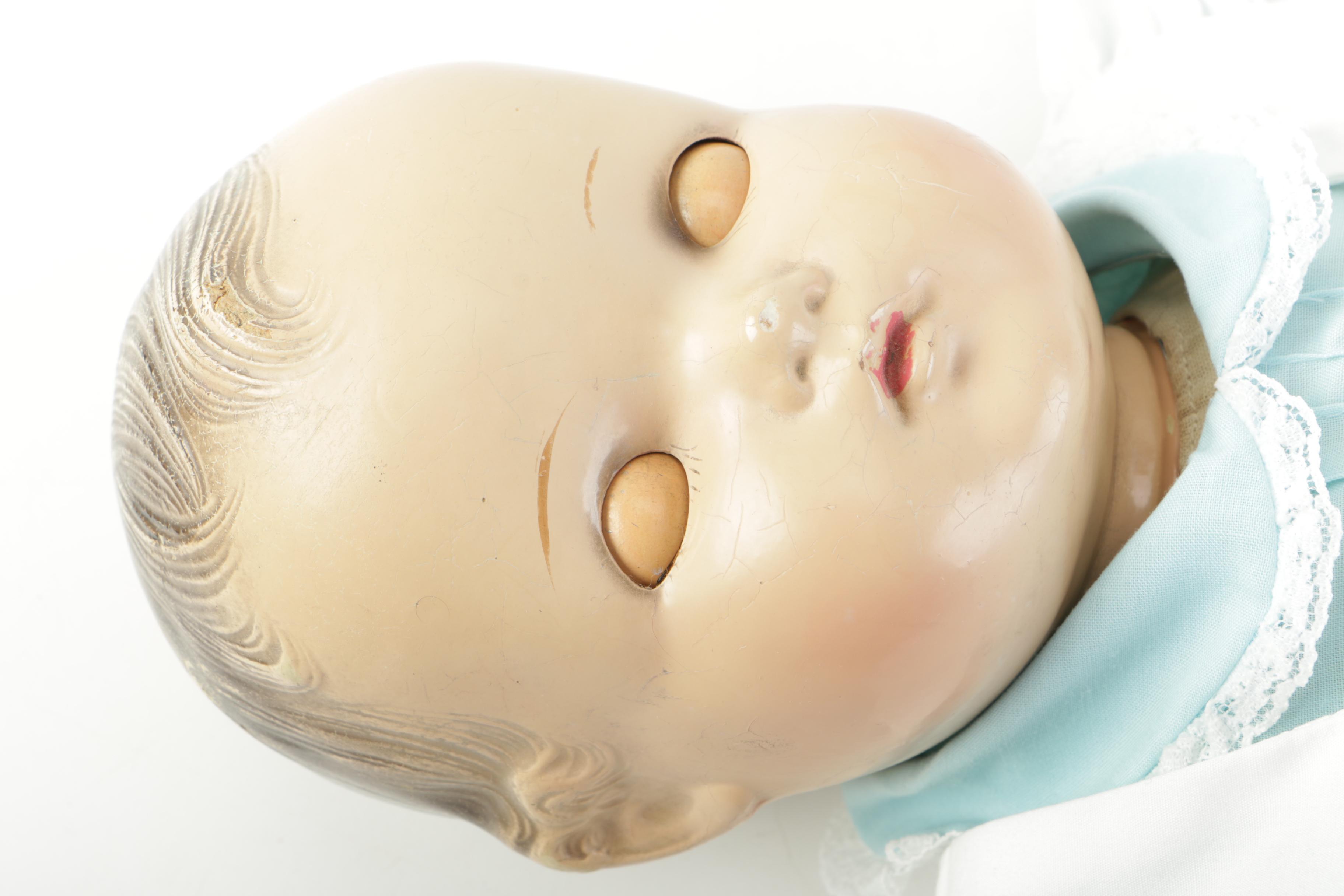 1940s Madame Alexander Baby Doll and Accessories