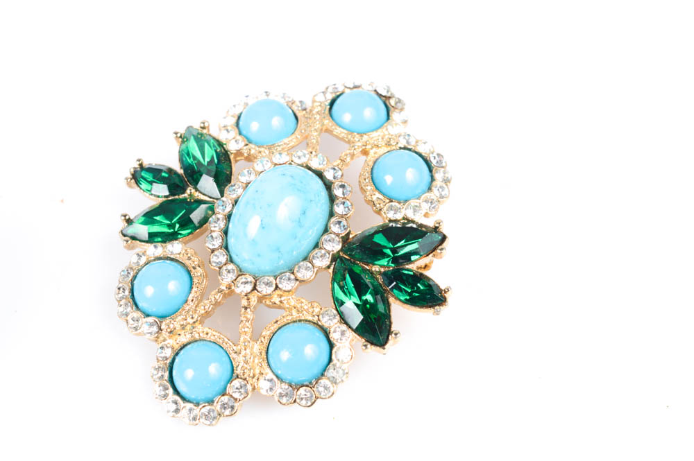 Vintage Gold Tone Costume Jewelry