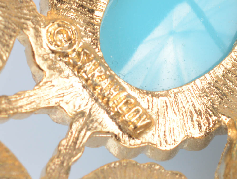 Vintage Gold Tone Costume Jewelry