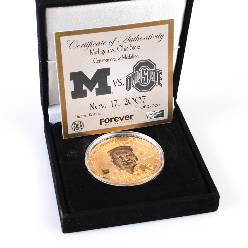 OSU vs Michigan Woody Hayes Commemorative Medal