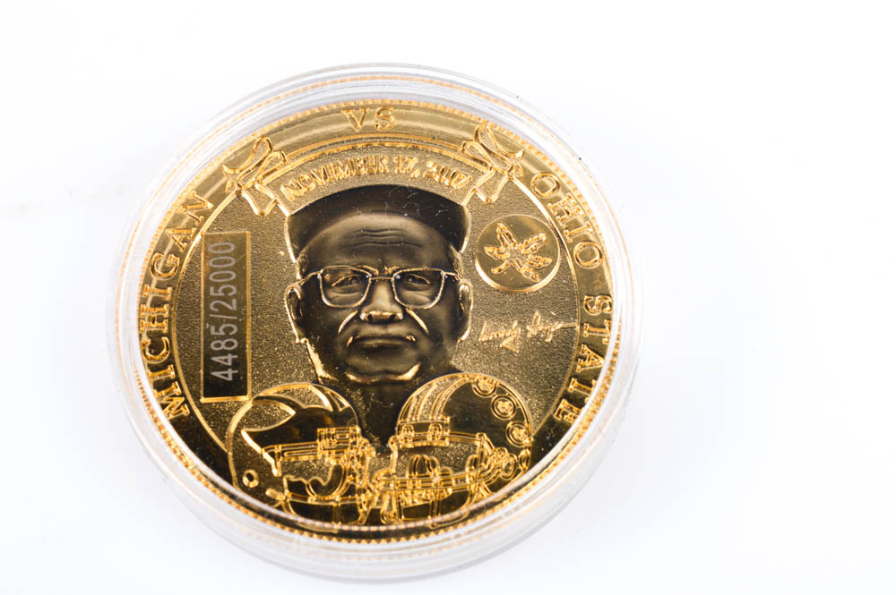 OSU vs Michigan Woody Hayes Commemorative Medal