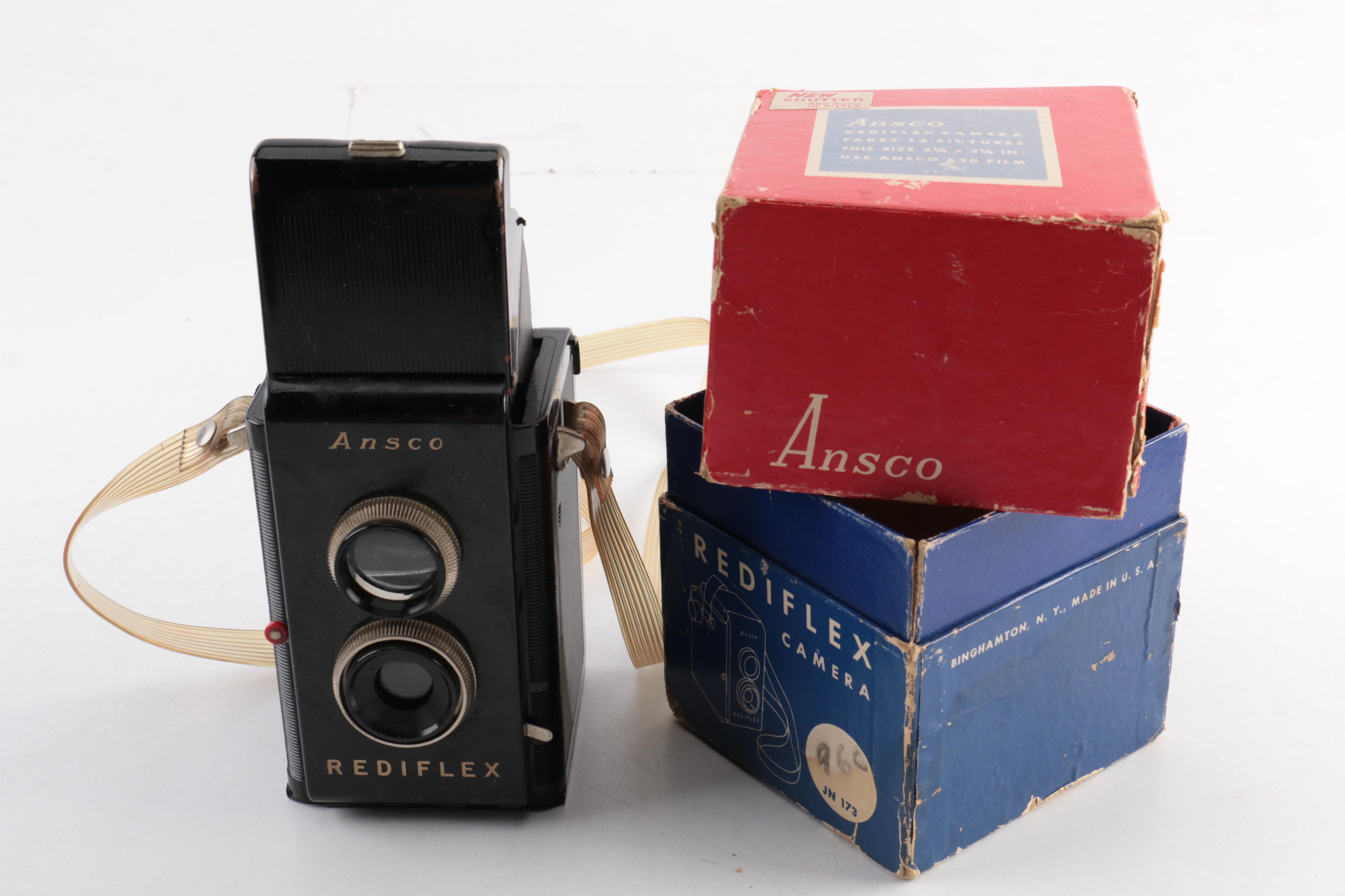Vintage Ansco Rediflex Camera with Leica Mini Zoom