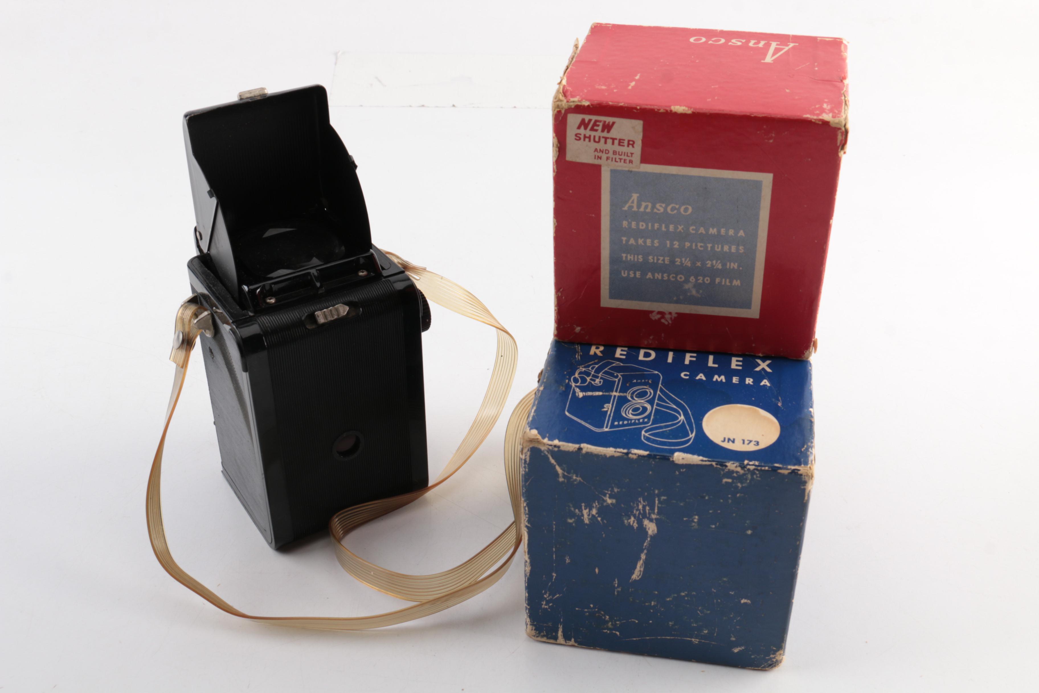 Vintage Ansco Rediflex Camera with Leica Mini Zoom