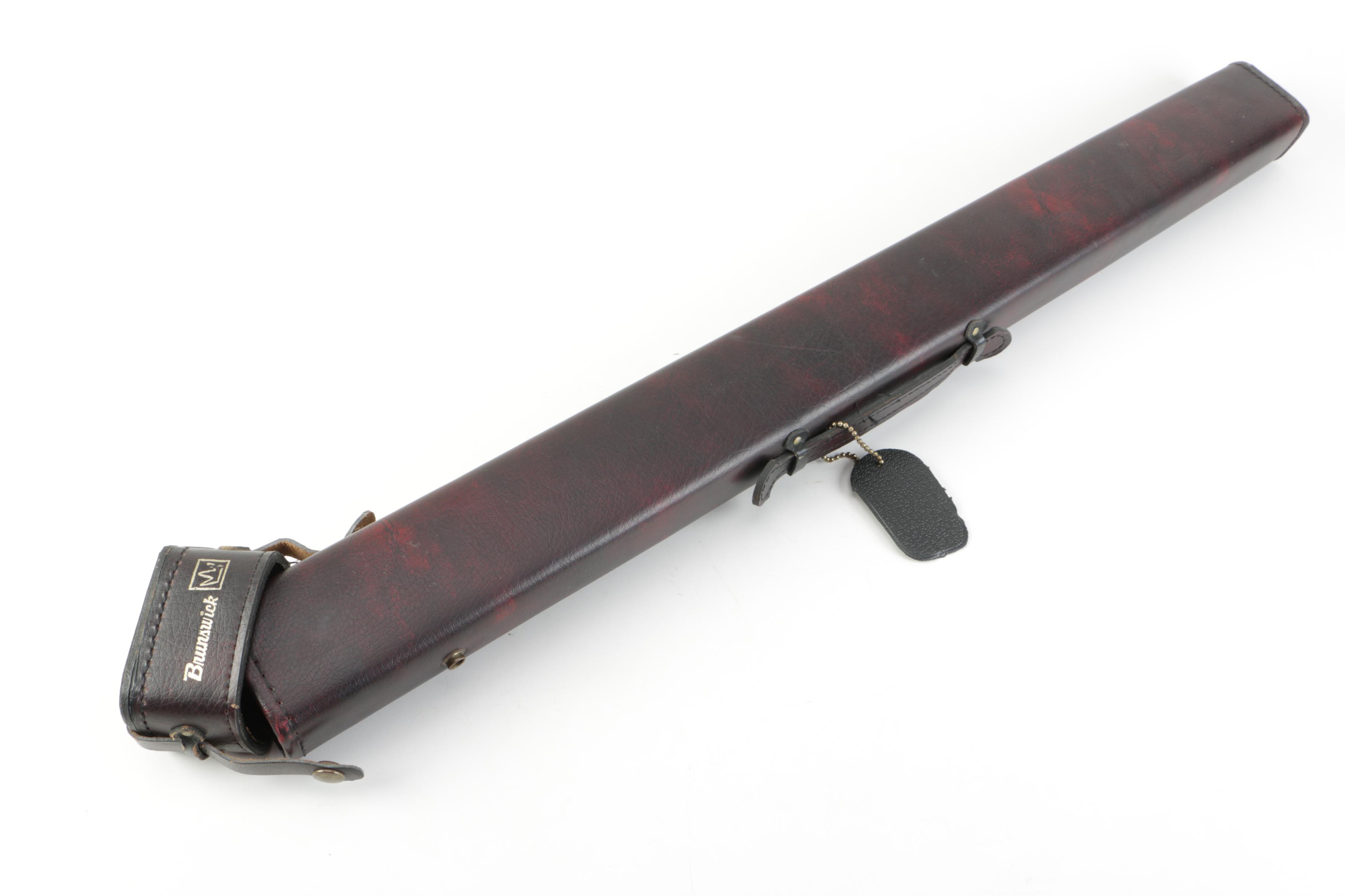 Pool Cues with Carry Case