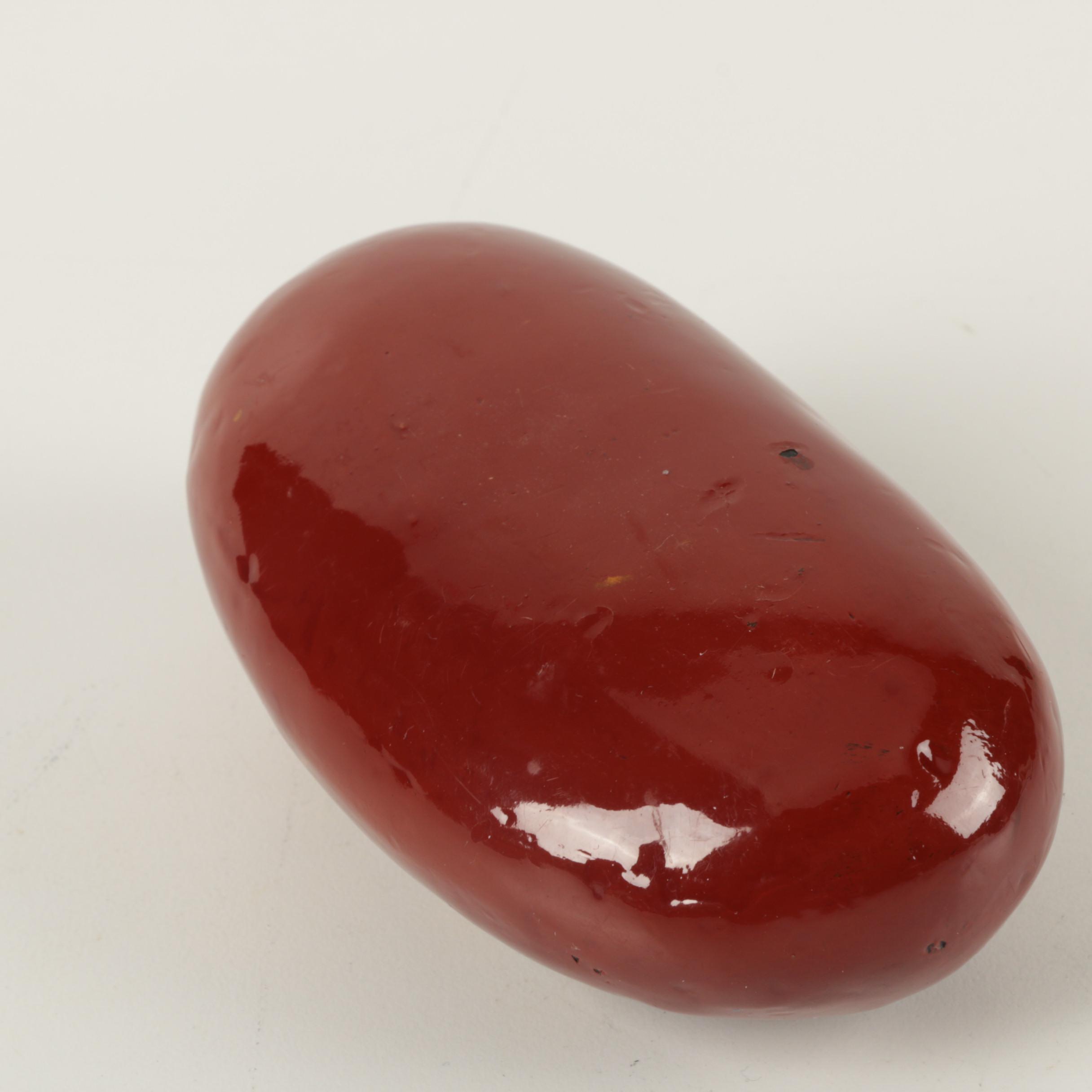 Art Glass, Painted Stone, and Faceted Crystal Paperweights