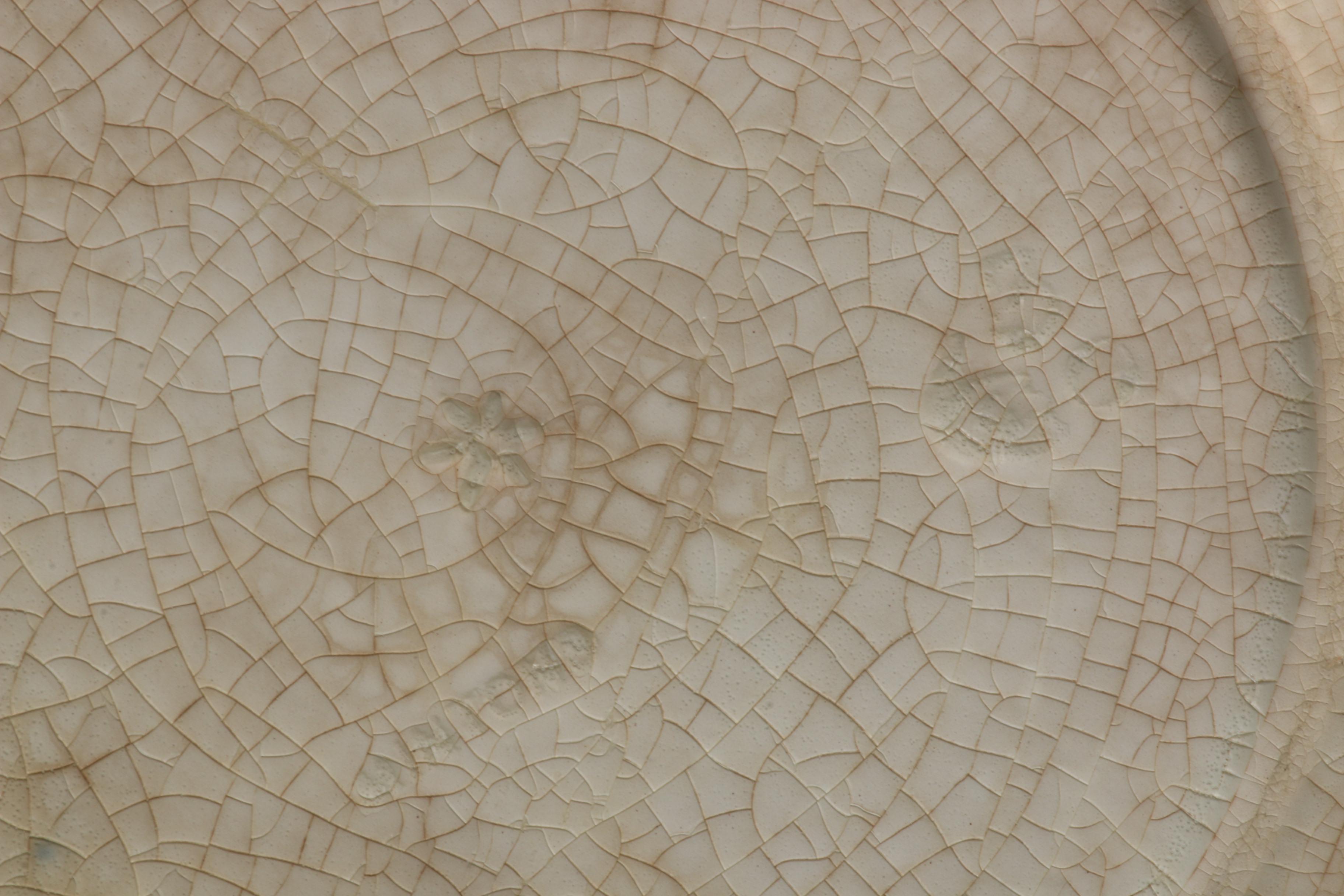 Antique Minton Aesthetic Movement Majolica Botanical Plates