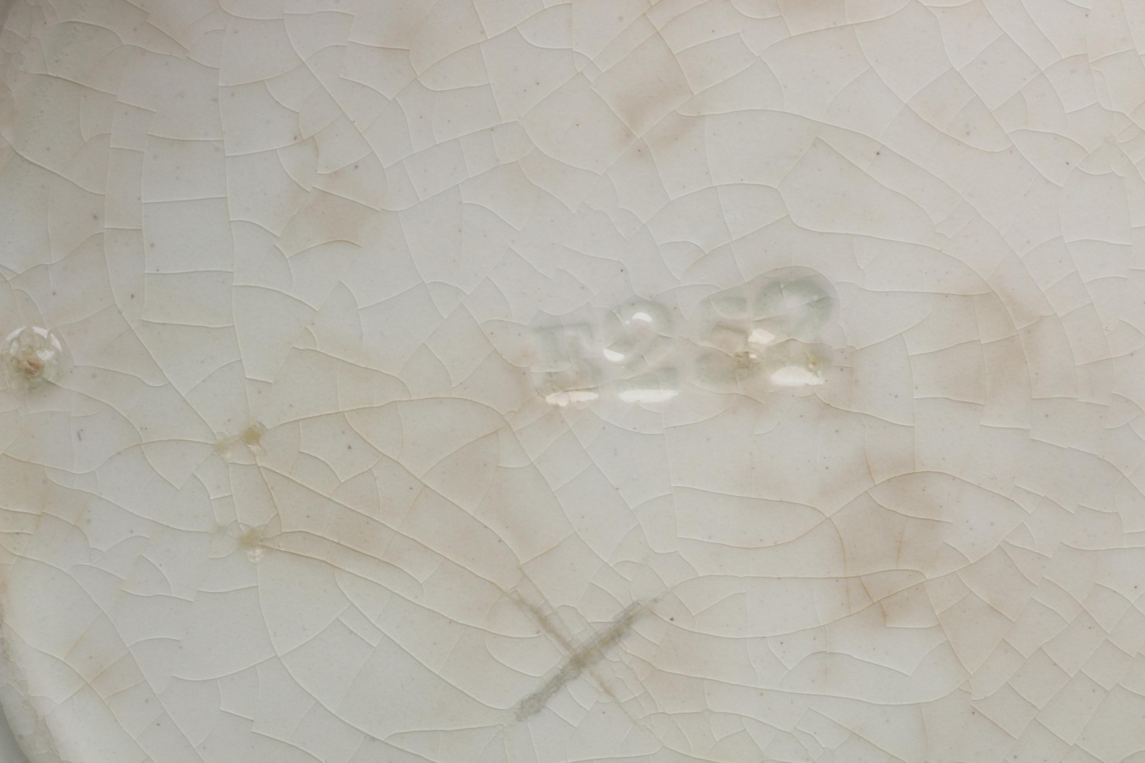 Antique Minton Aesthetic Movement Majolica Botanical Plates