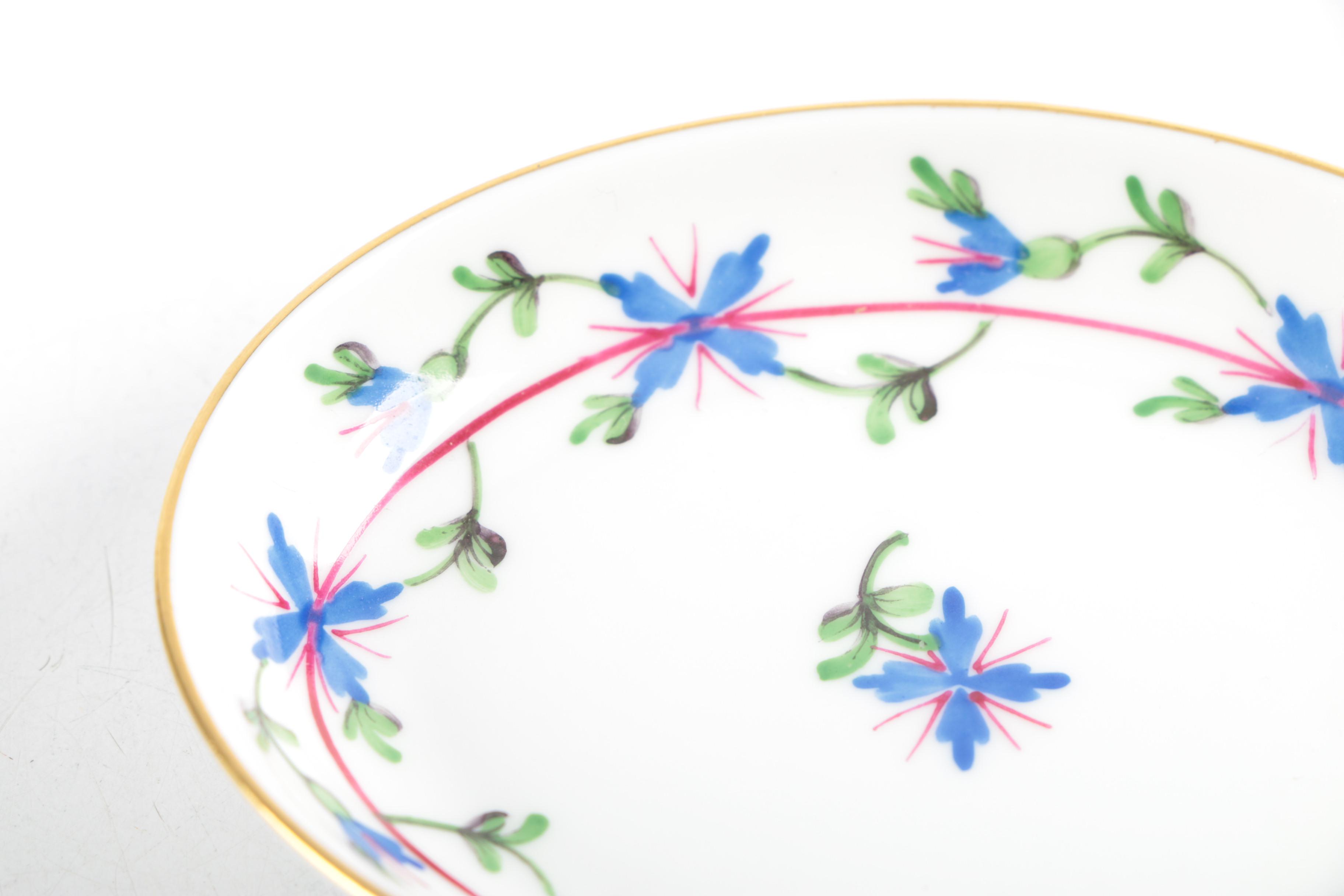 Herend Hungary "Blue Garland" Dish