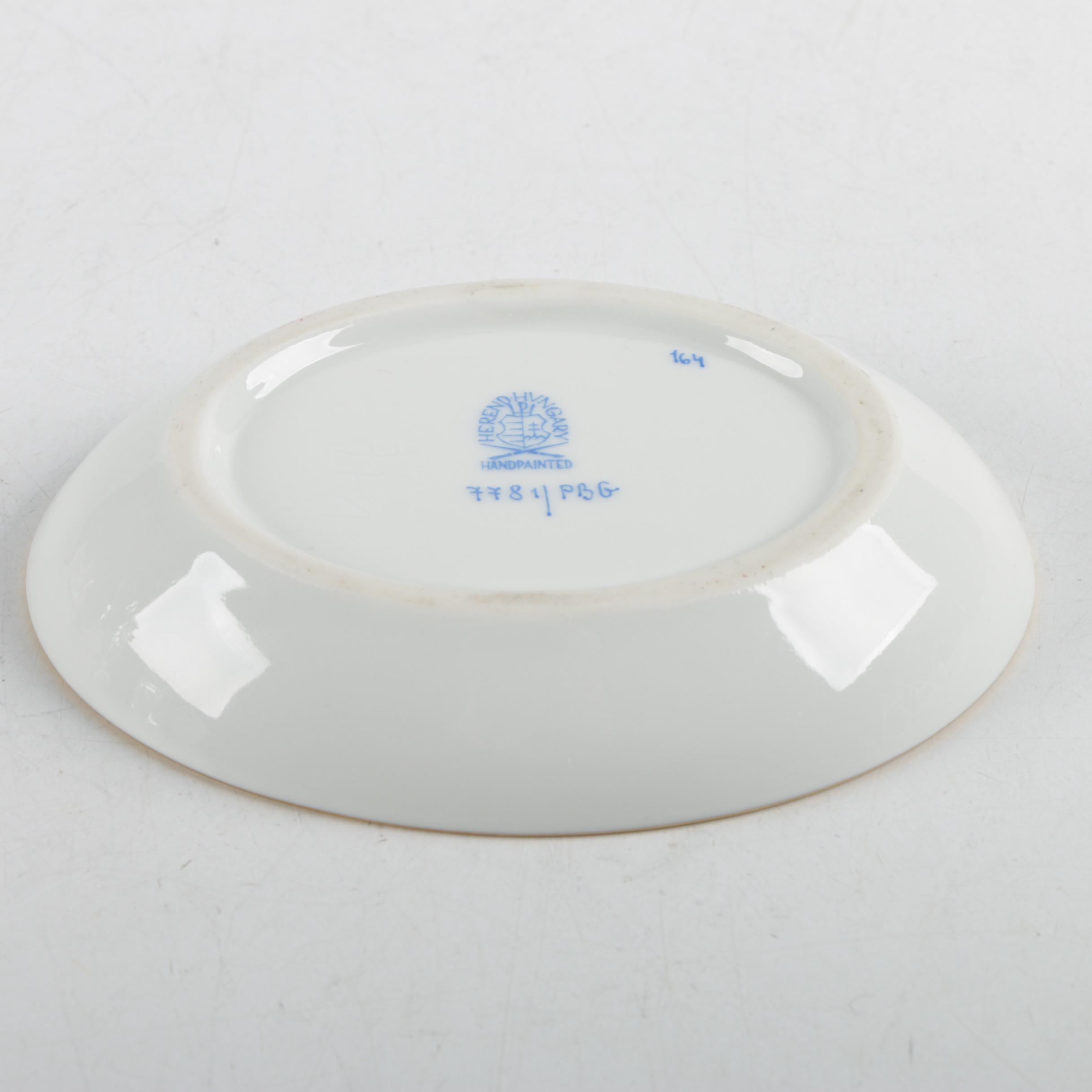 Herend Hungary "Blue Garland" Dish