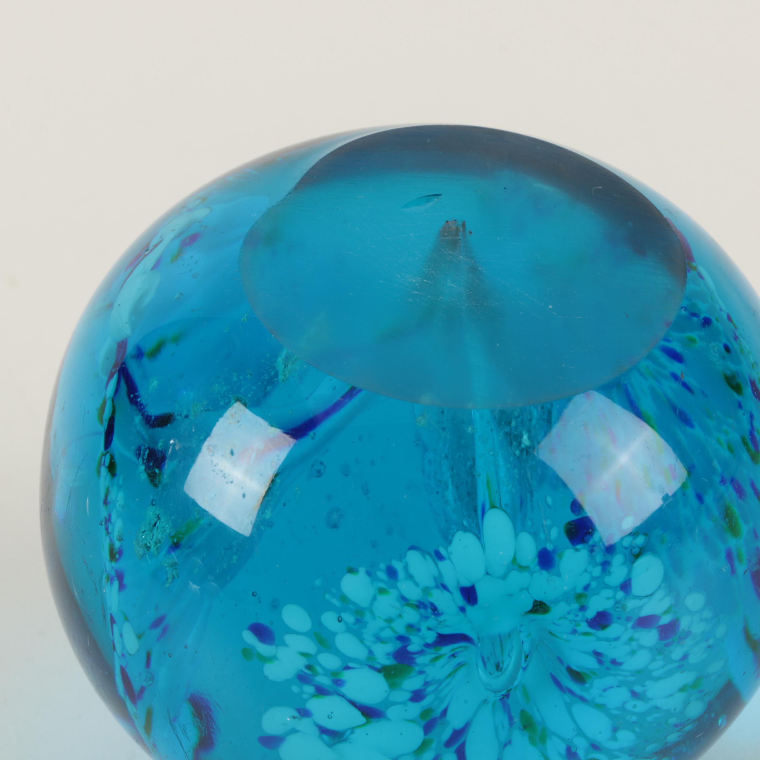 Assorted Pattern Glass Paperweights