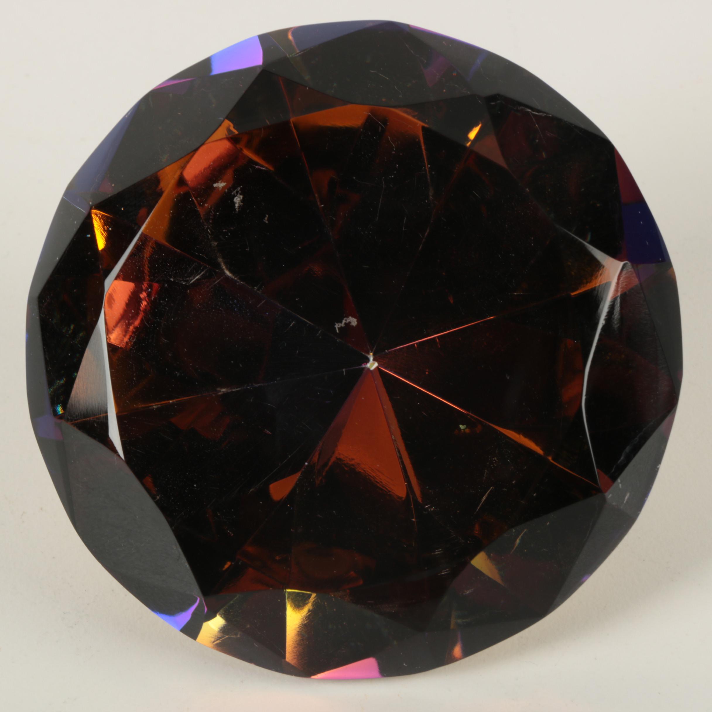 Assorted Pattern Glass Paperweights